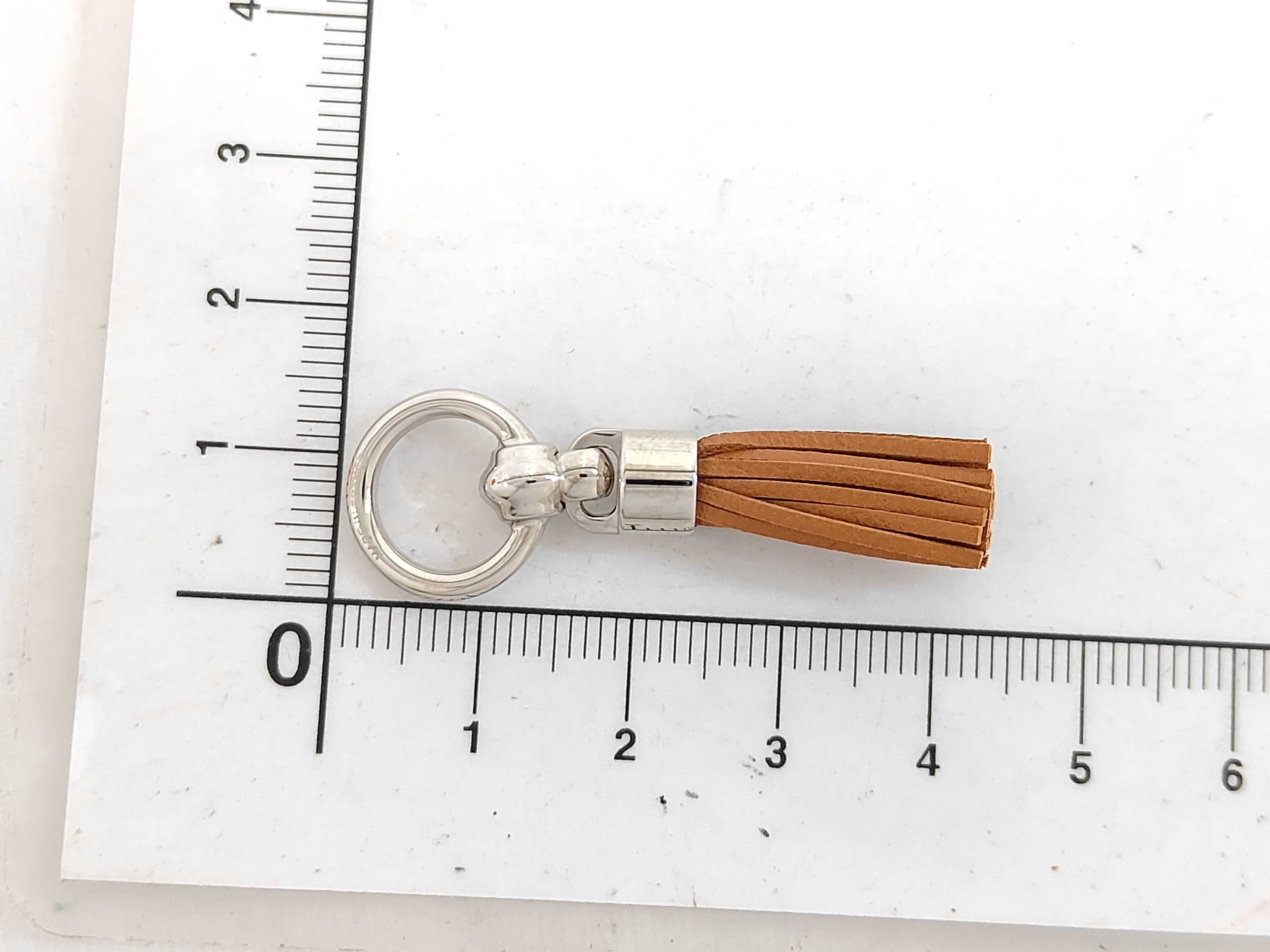 Silver Marron Arzant Plated Agneau Milo Twilly Ring Cello Le Pom Silver Hardware Scarf Ring Box and other accessories — view 3