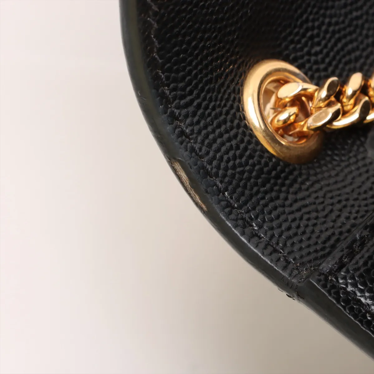 Classic Kate Leather Chain Shoulder Bag, Black, 469390 — view 10