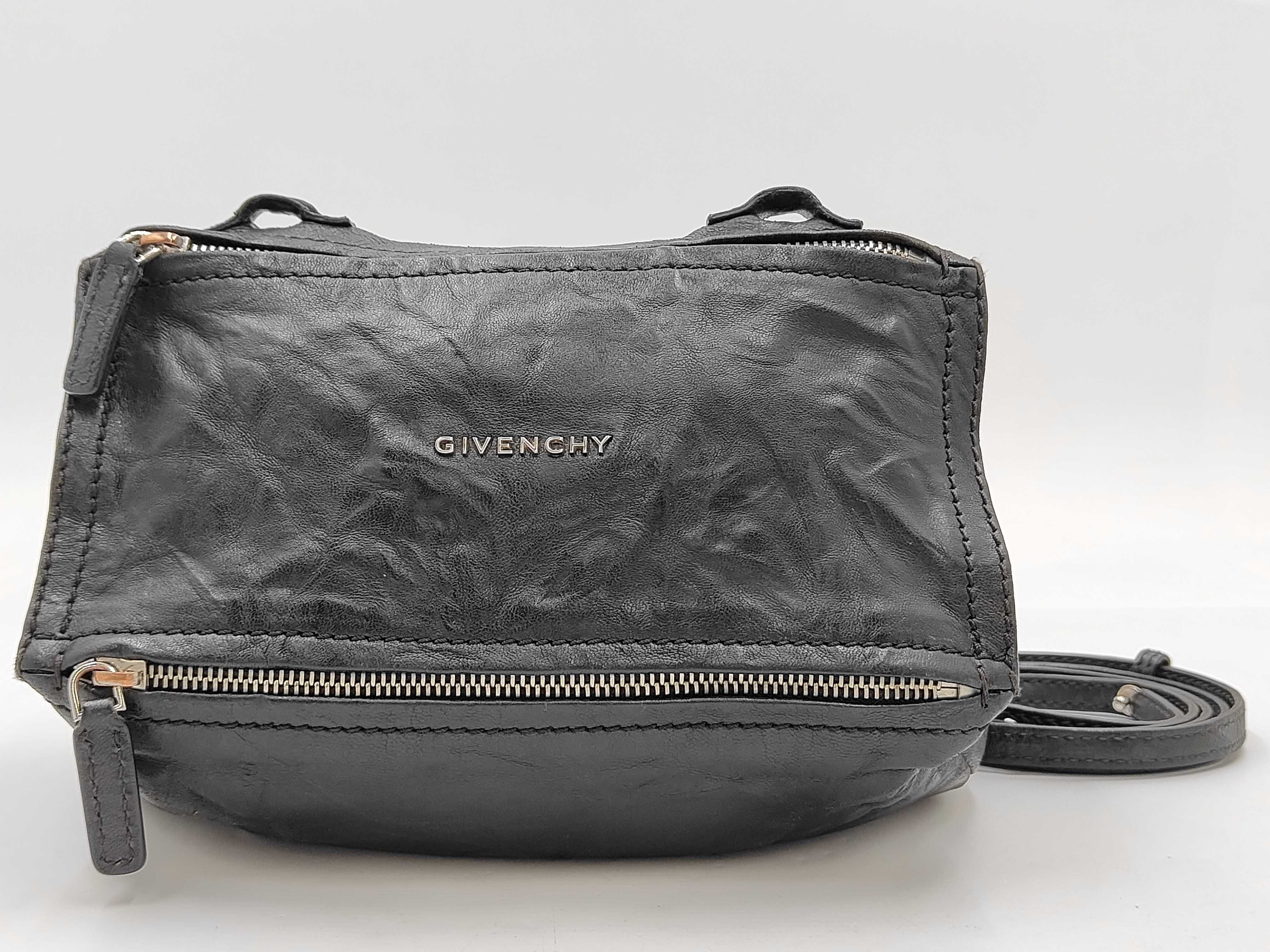 Pandora Mini Wrinkle Leather Bag Shoulder Bag