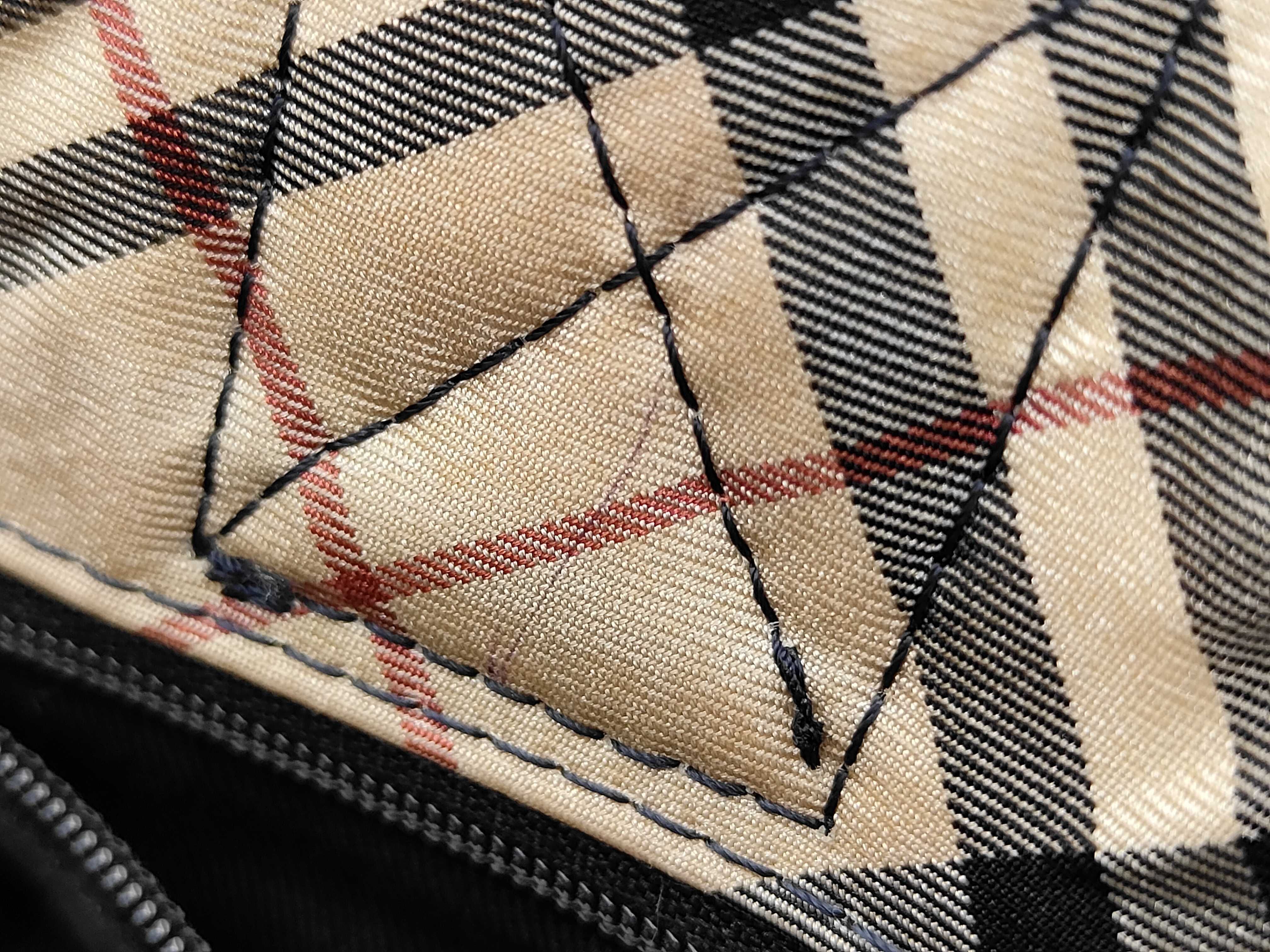 Nova Check Denim Handbag — view 12