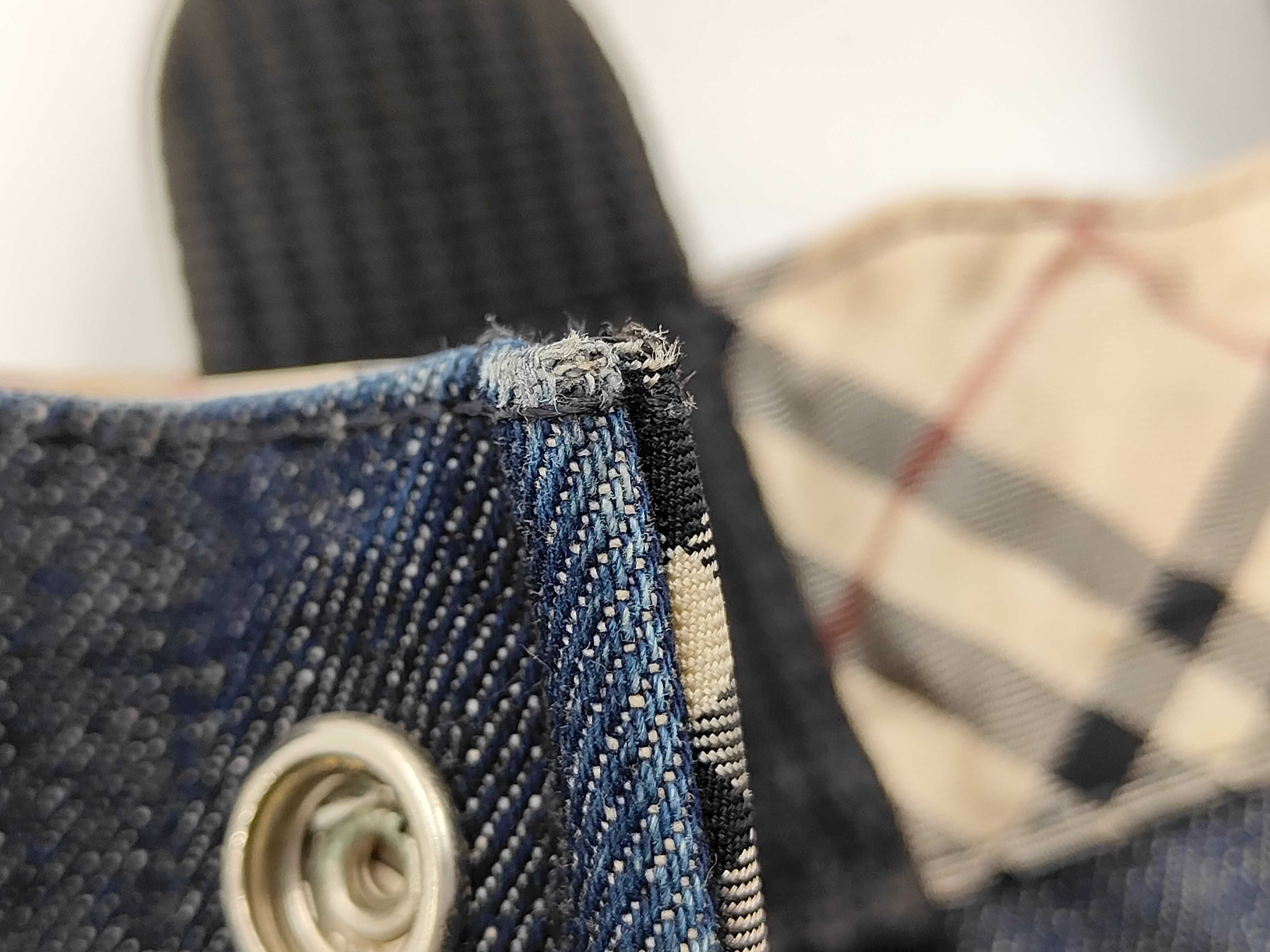 Nova Check Denim Handbag — view 14