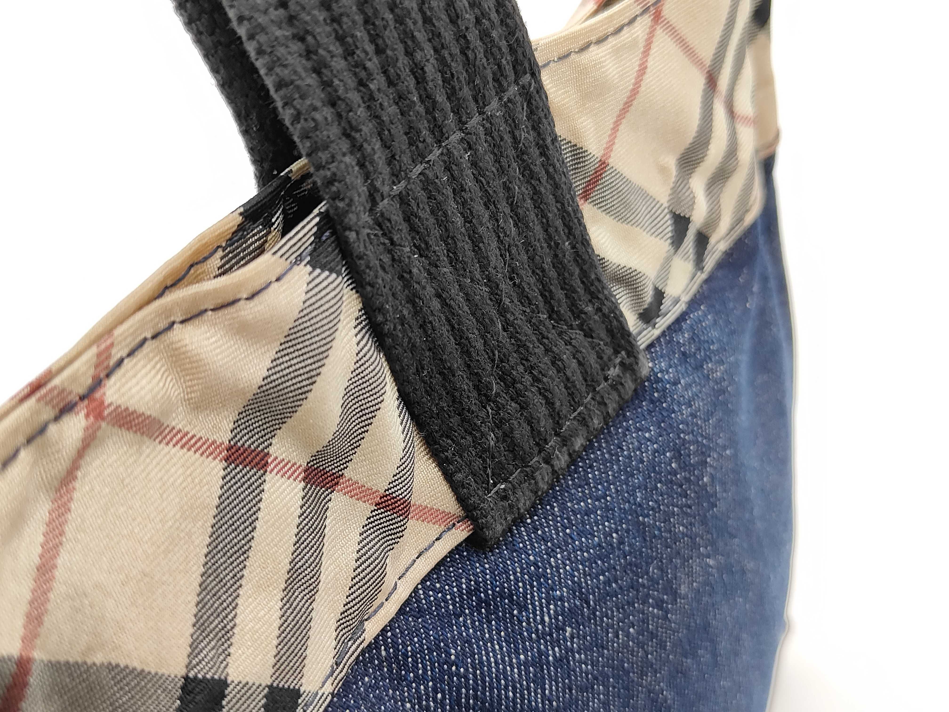 Nova Check Denim Handbag — view 5