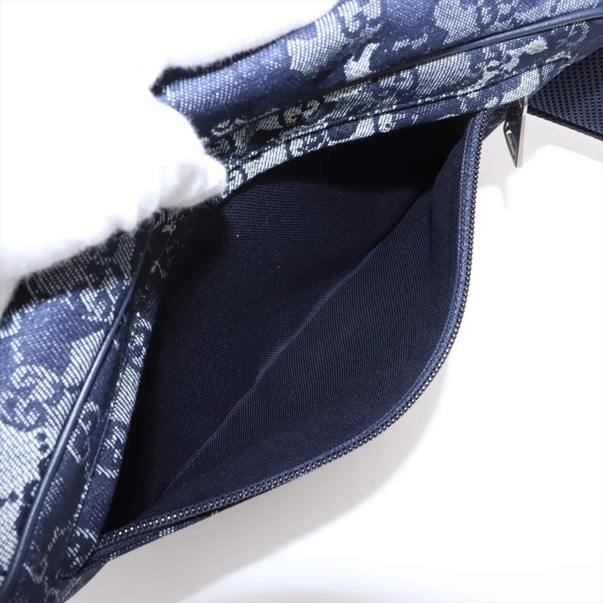 GG Denim Body Bag Blue 851706 — view 8
