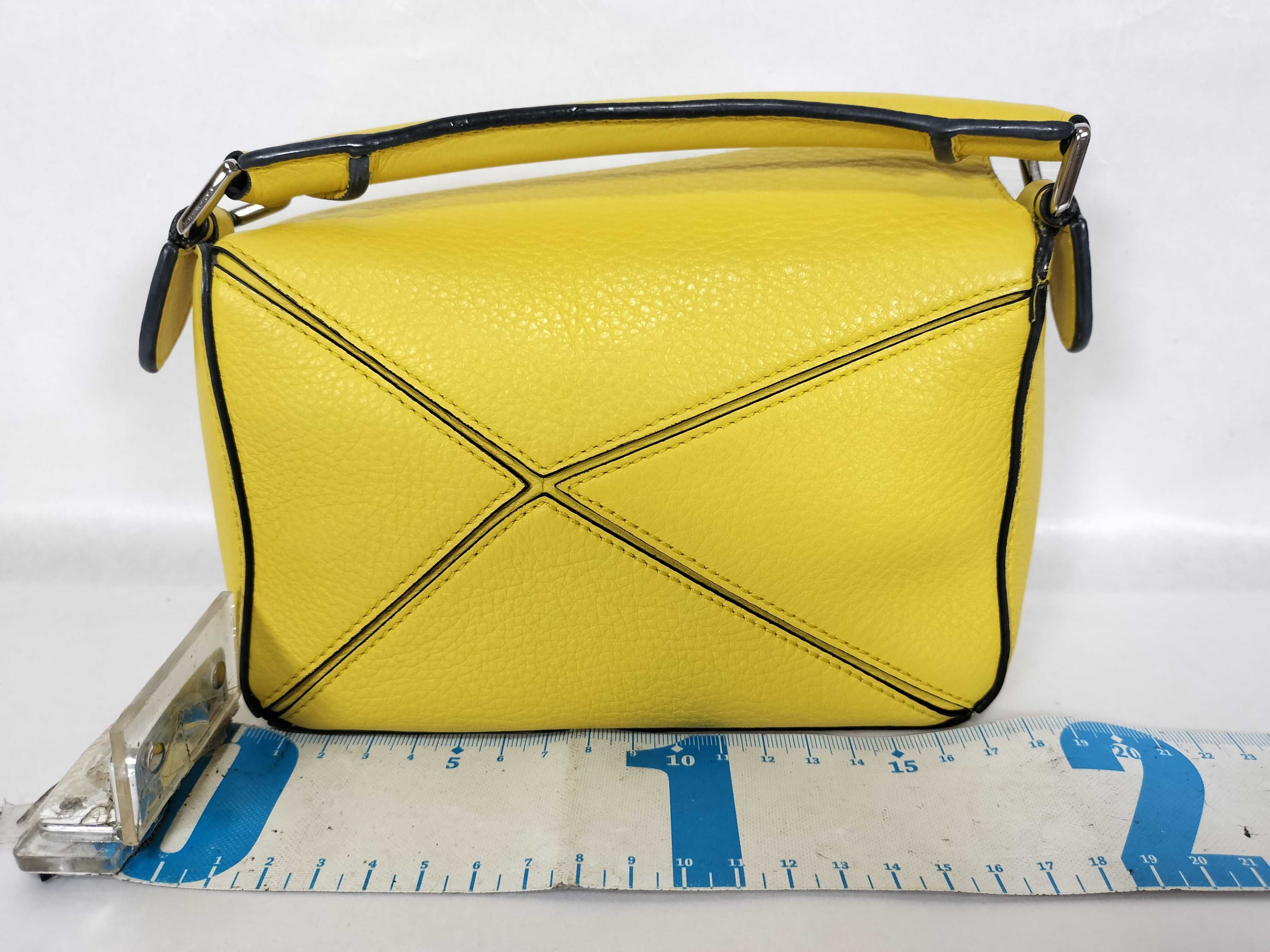 2-Way Shoulder Bag, Yellow/Silver, Puzzle Bag Shoulder Bag — view 2