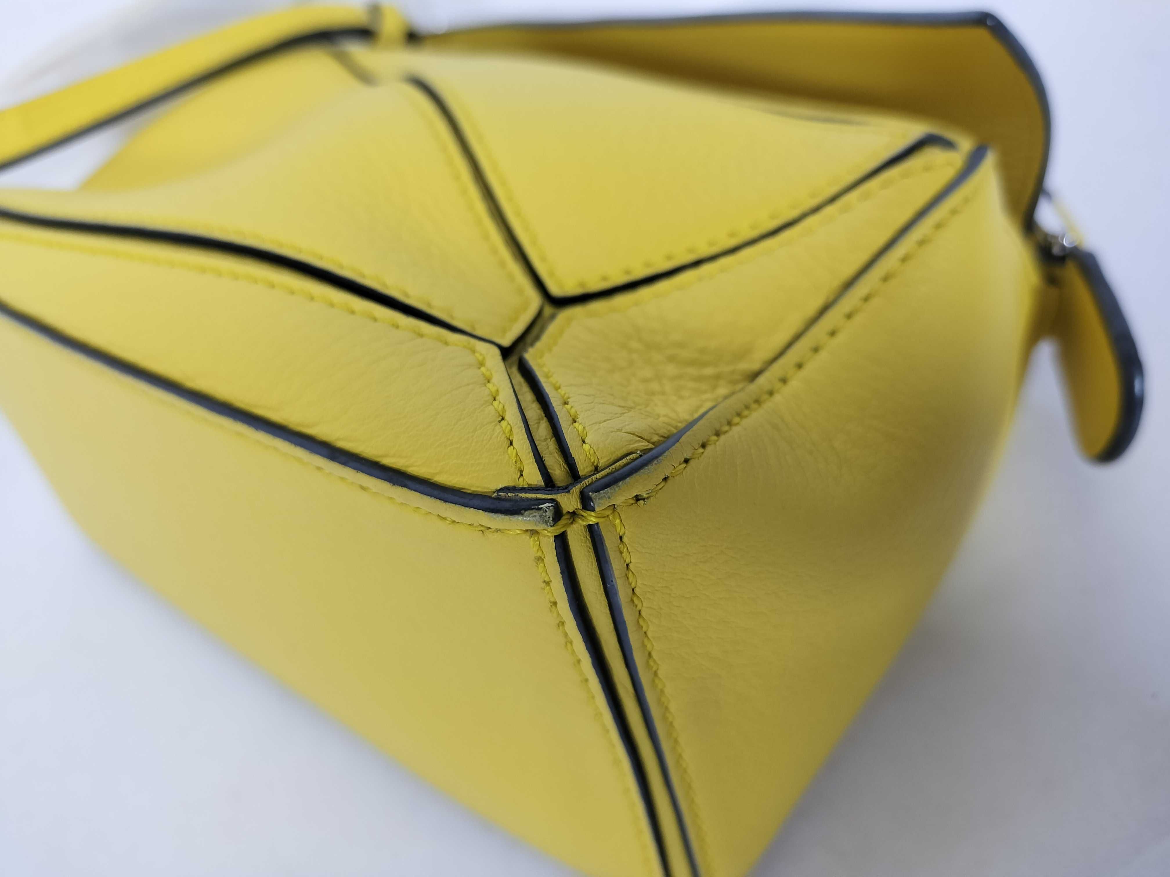 2-Way Shoulder Bag, Yellow/Silver, Puzzle Bag Shoulder Bag — view 7