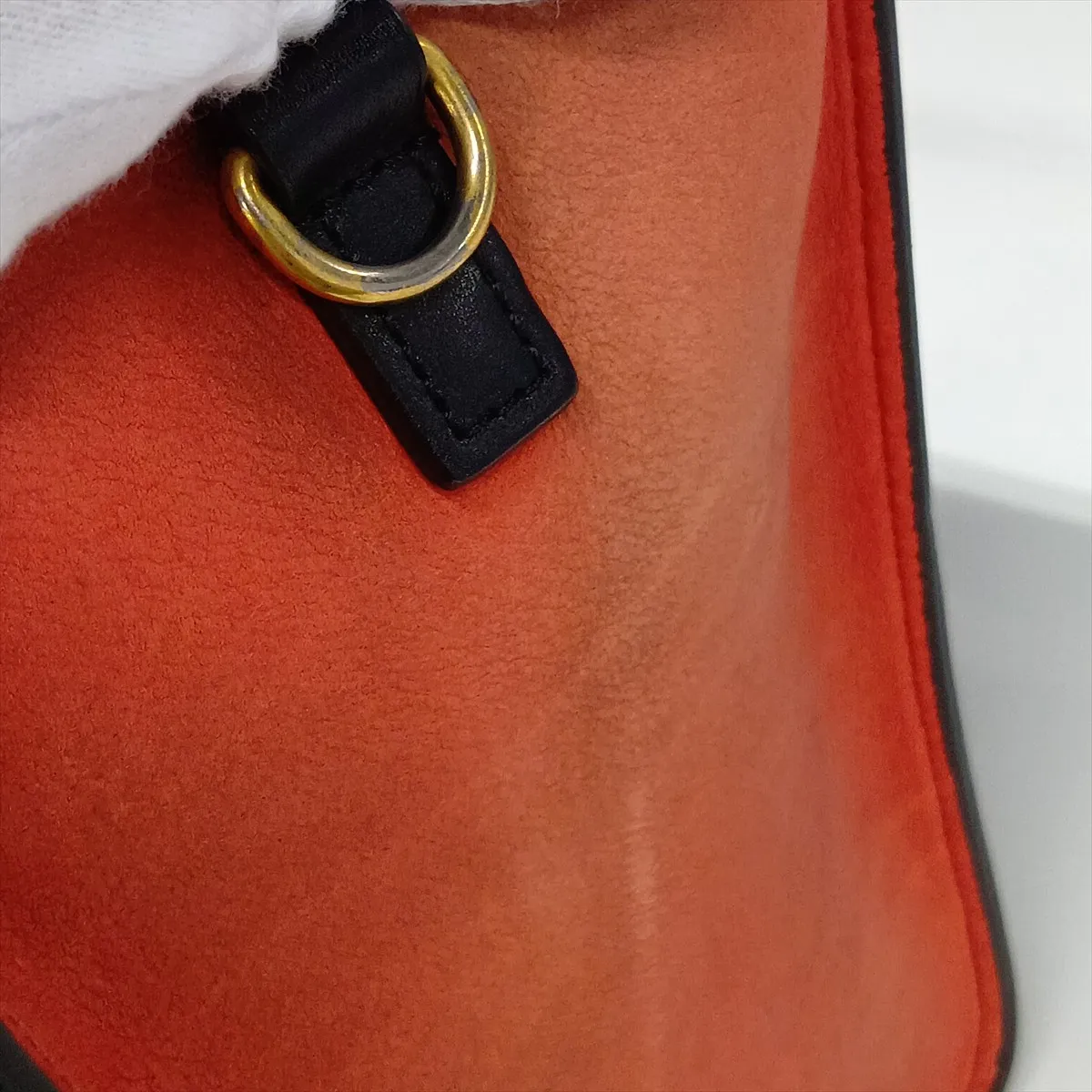 Luggage Nano Shopper Leather Handbag, Multicolor — view 11