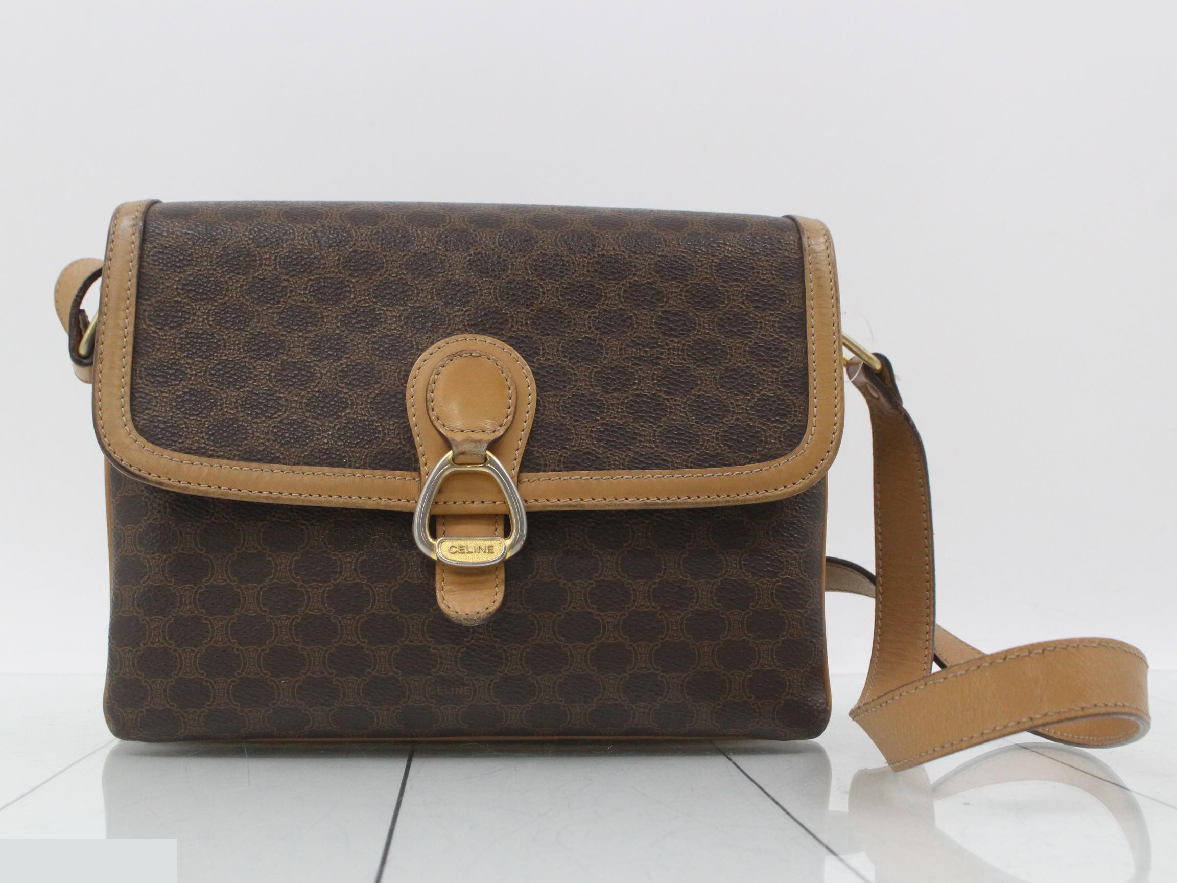 Macadam PVC/Leather Brown GP Hardware