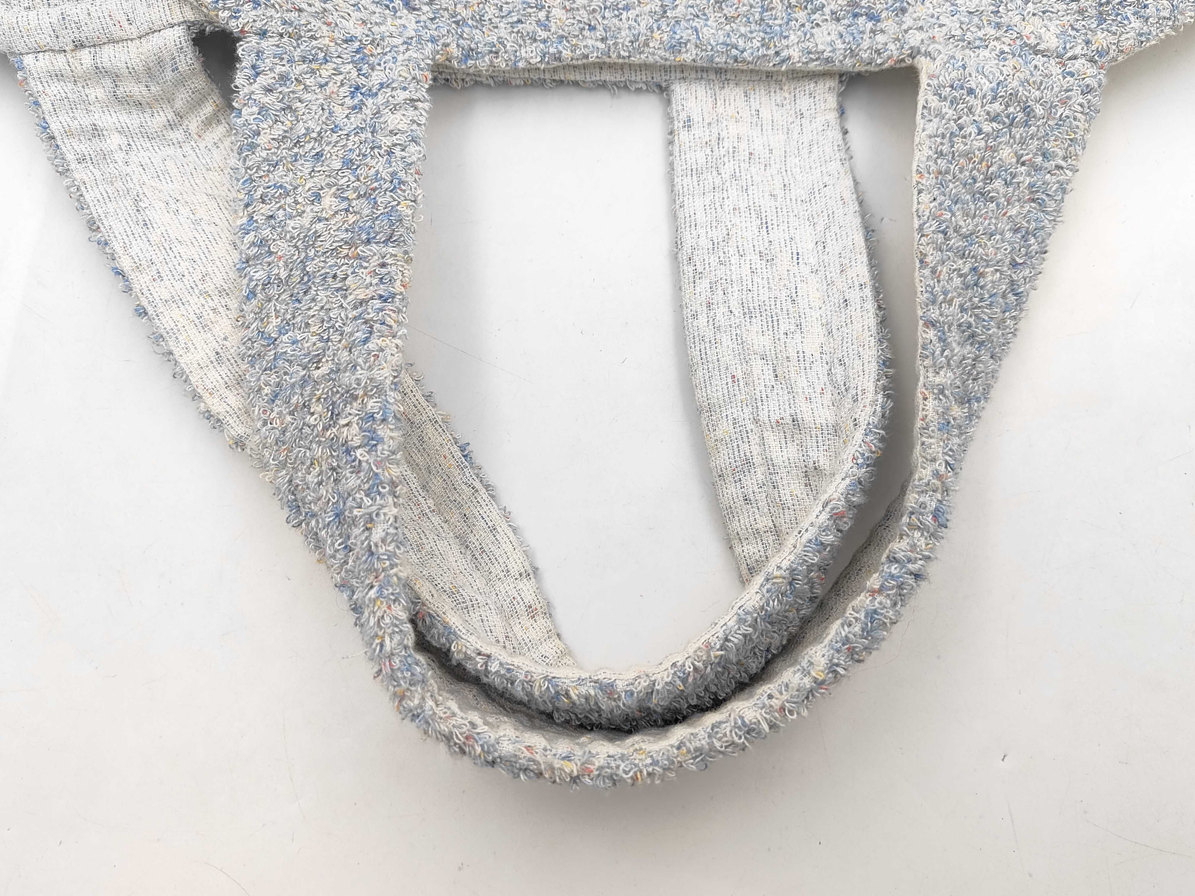 VN - Coco Mark Cotton Tote Bag Beach Bag Blue Tote Bag — view 4