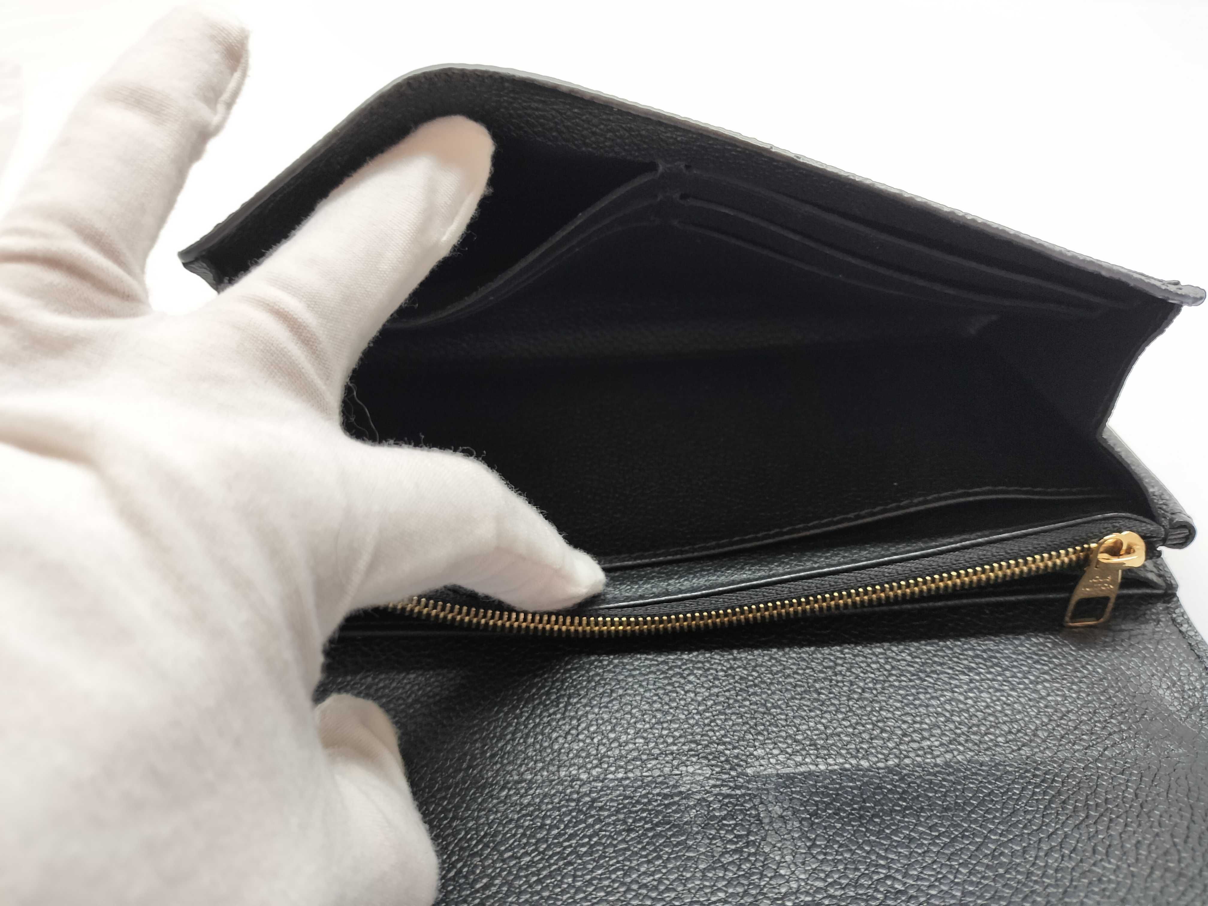 Monogram Empreinte Portefeuille Sarah M82257 Noir Wallet — view 11