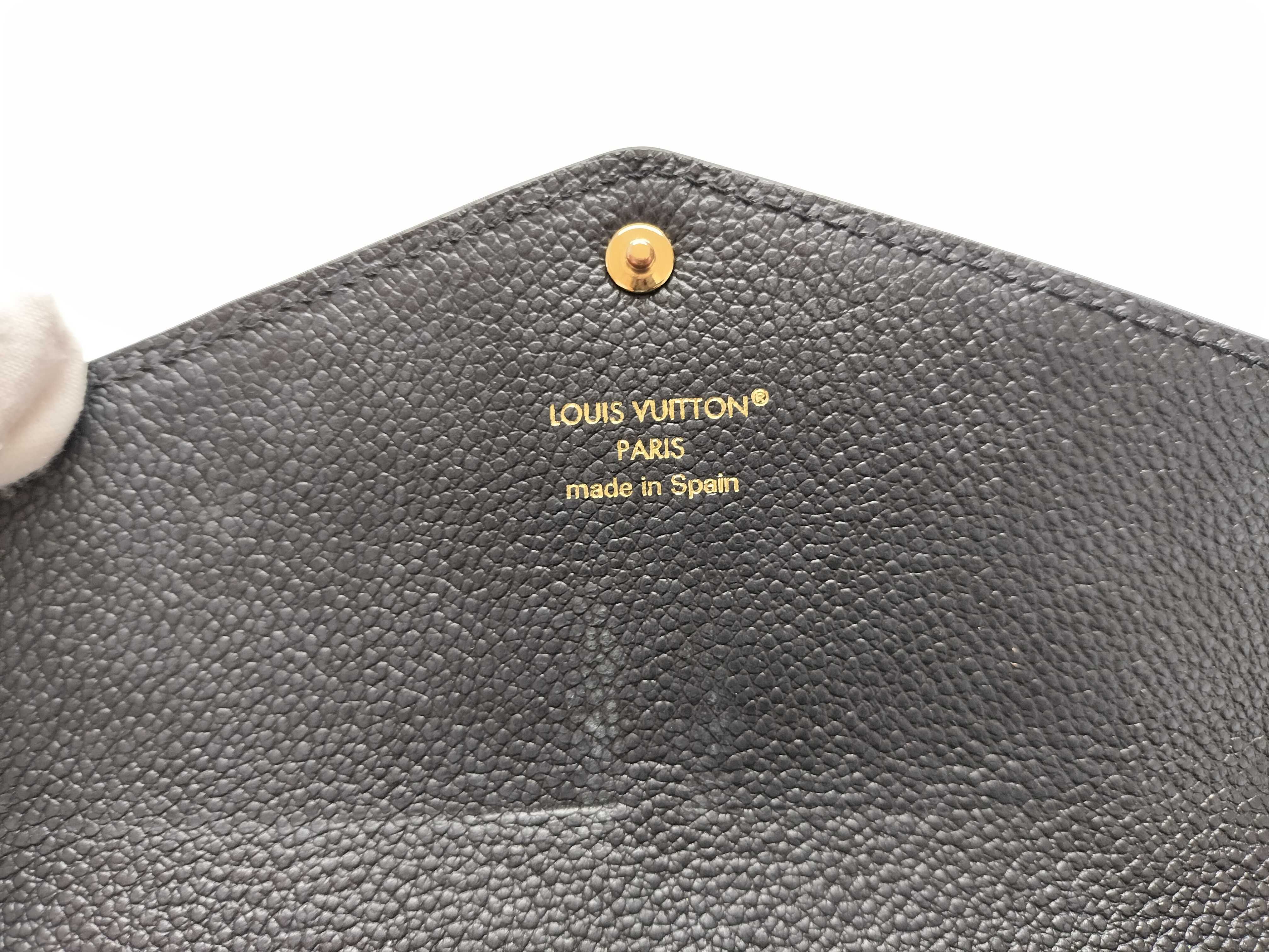 Monogram Empreinte Portefeuille Sarah M82257 Noir Wallet — view 8