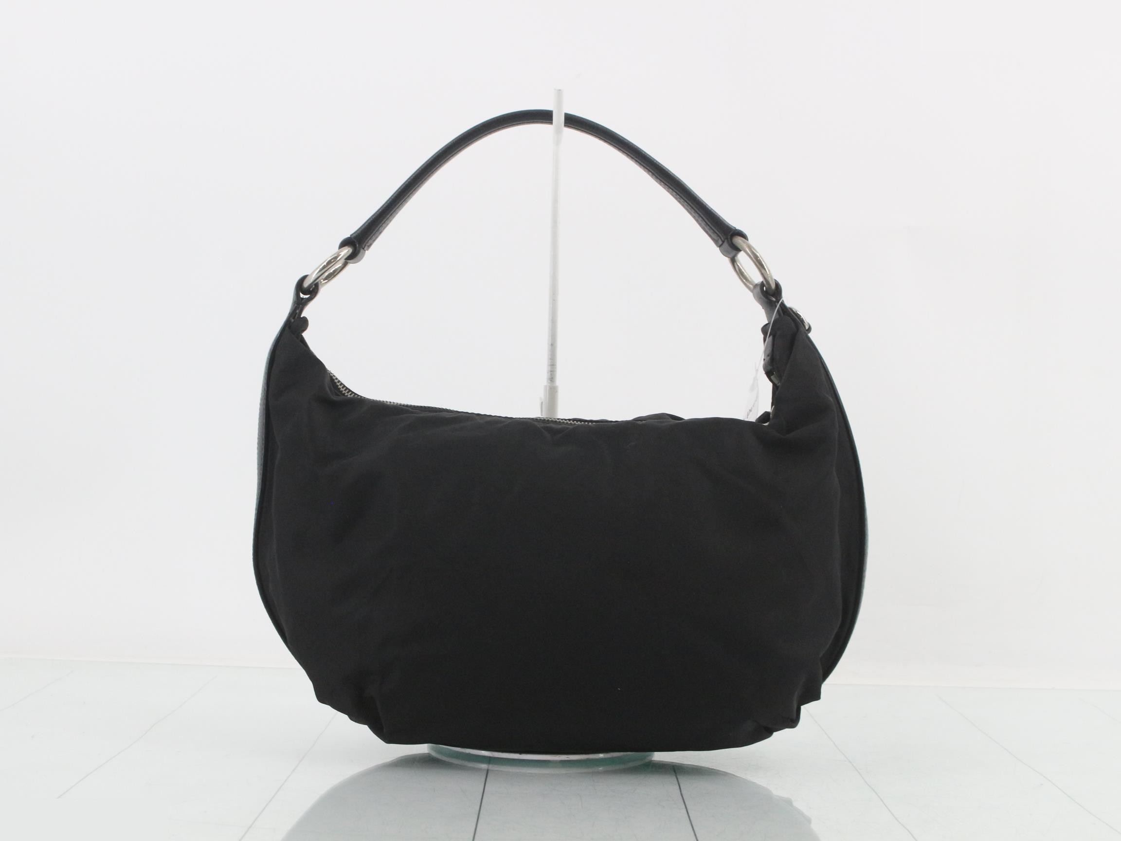 Saffiano Tessuto Nylon One-Shoulder Bag — view 2