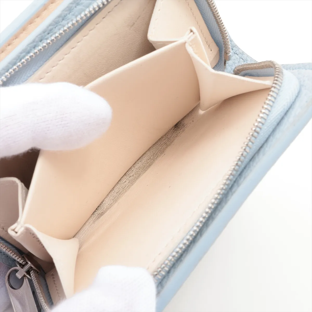 Mahina Portefeuille Claire M29056 Blue Compact Wallet — view 6