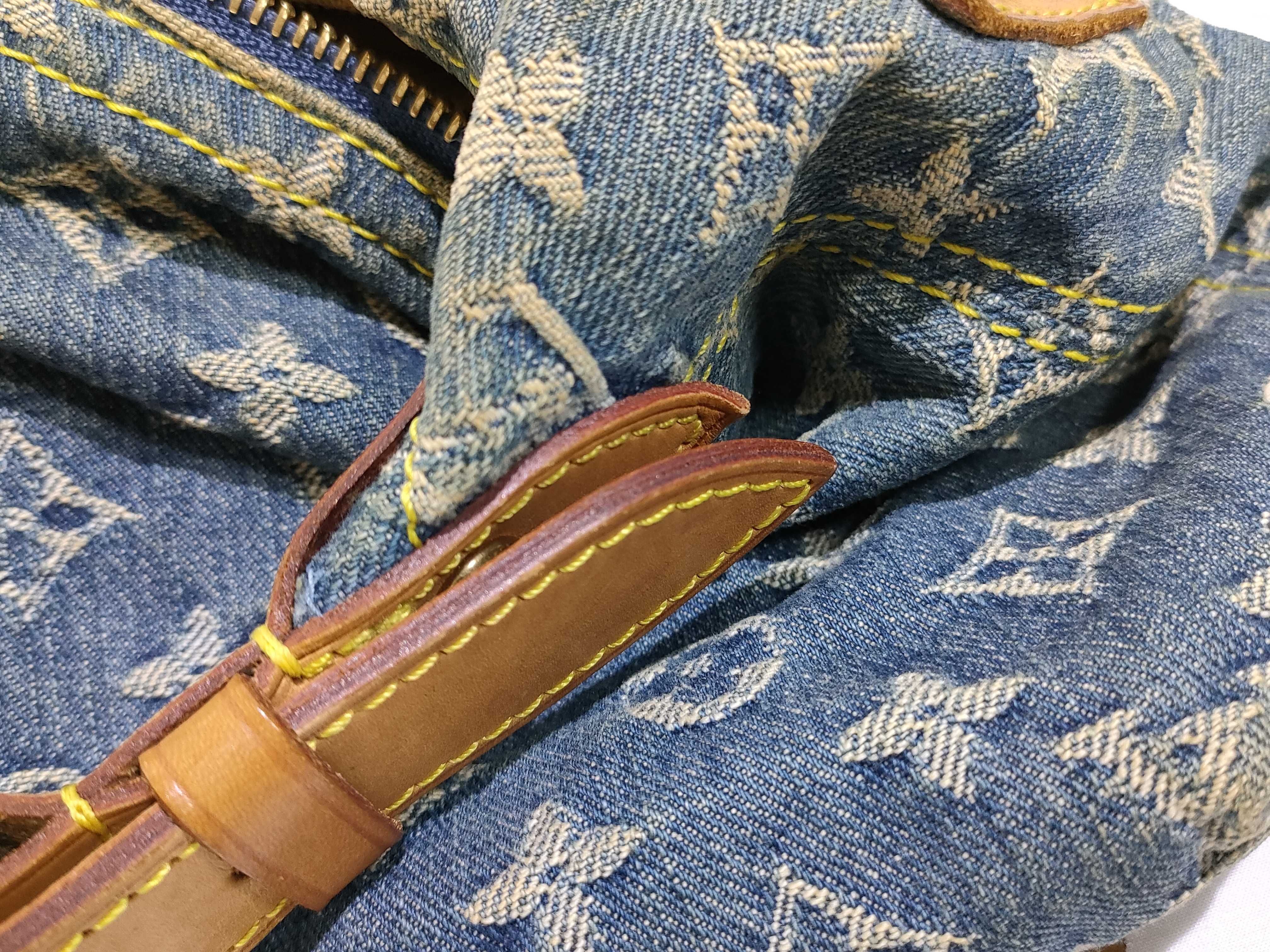 Monogram Denim Louis Vuitton Monogram Denim LV Baggy PM Shoulder Bag — view 14