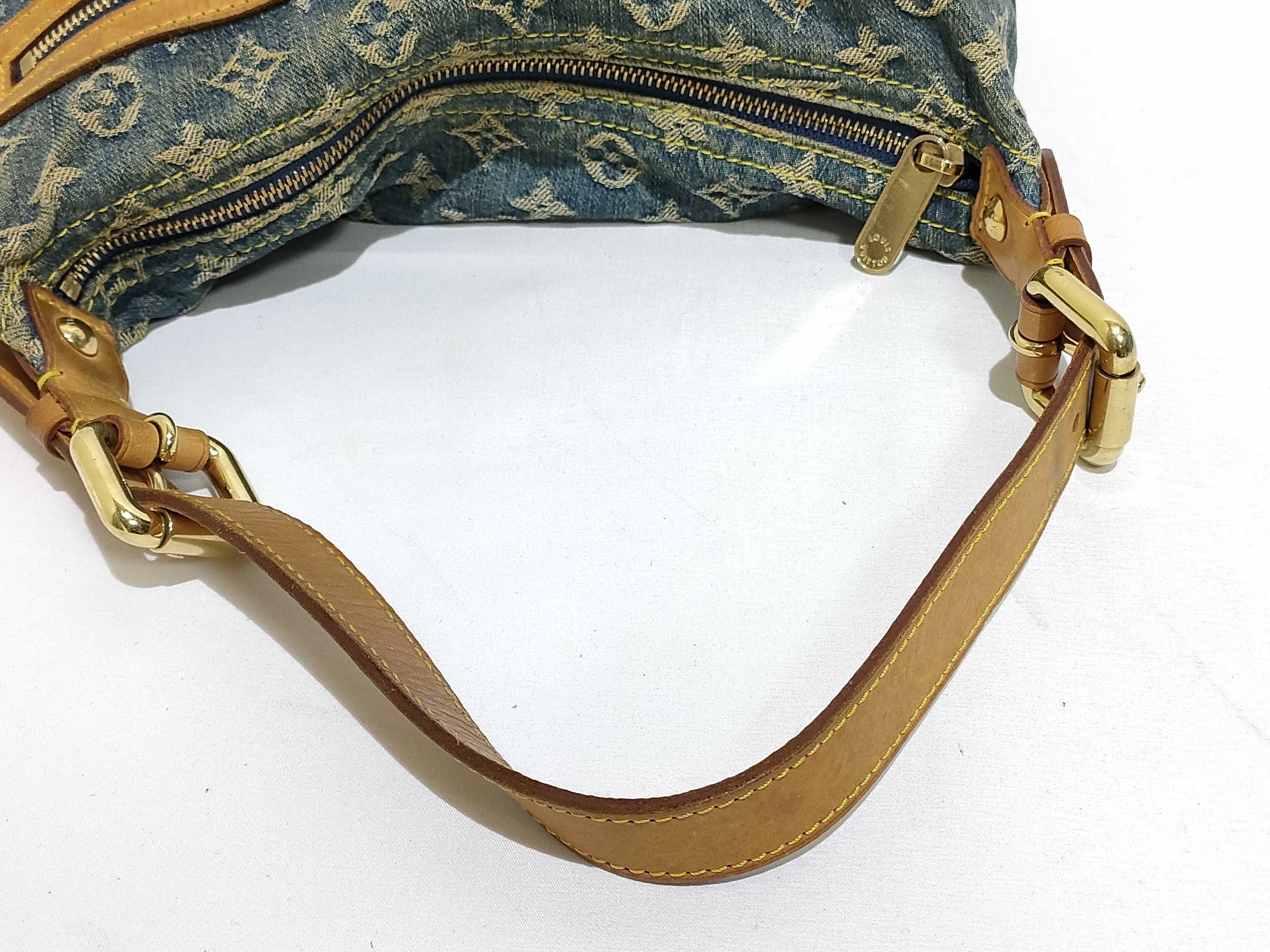 Monogram Denim Louis Vuitton Monogram Denim LV Baggy PM Shoulder Bag — view 3