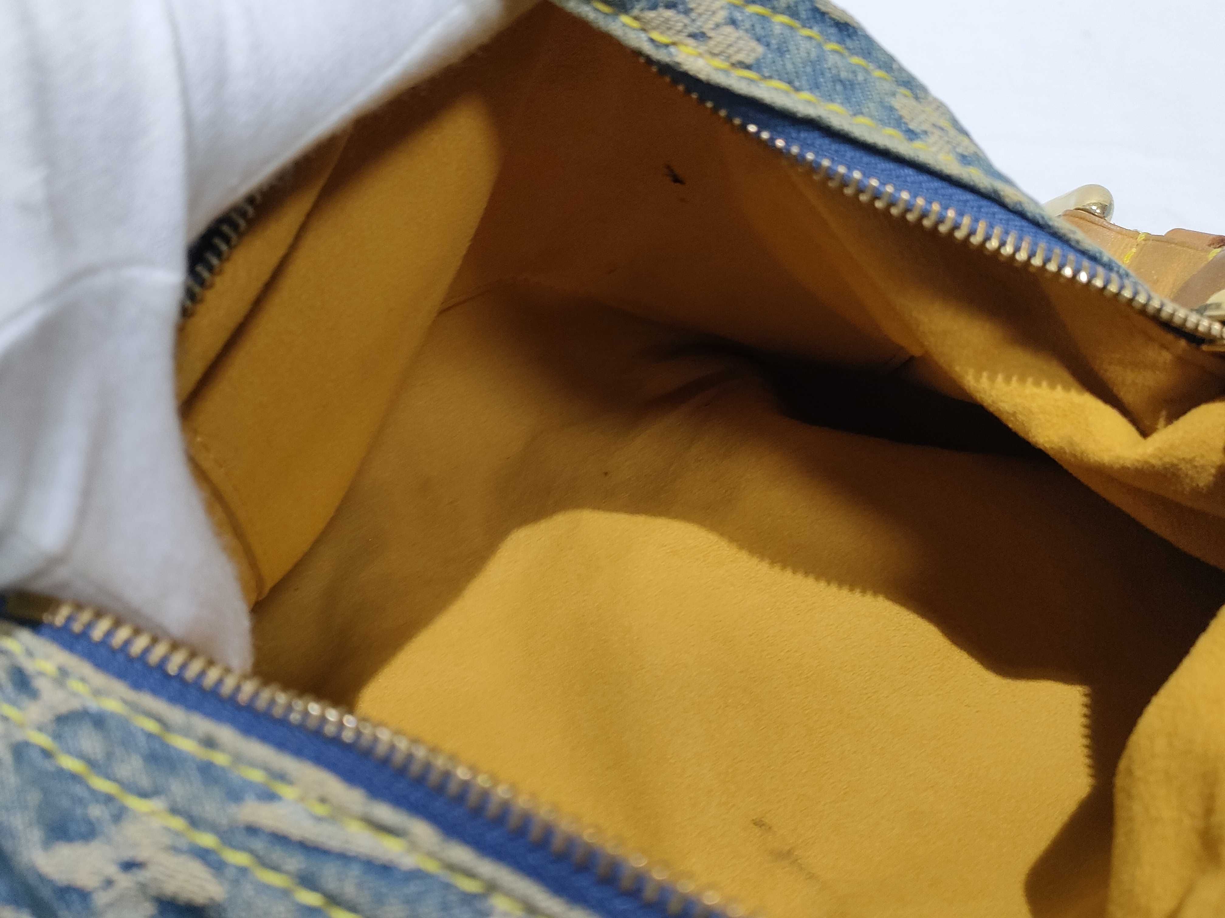 Monogram Denim Louis Vuitton Monogram Denim LV Baggy PM Shoulder Bag — view 9