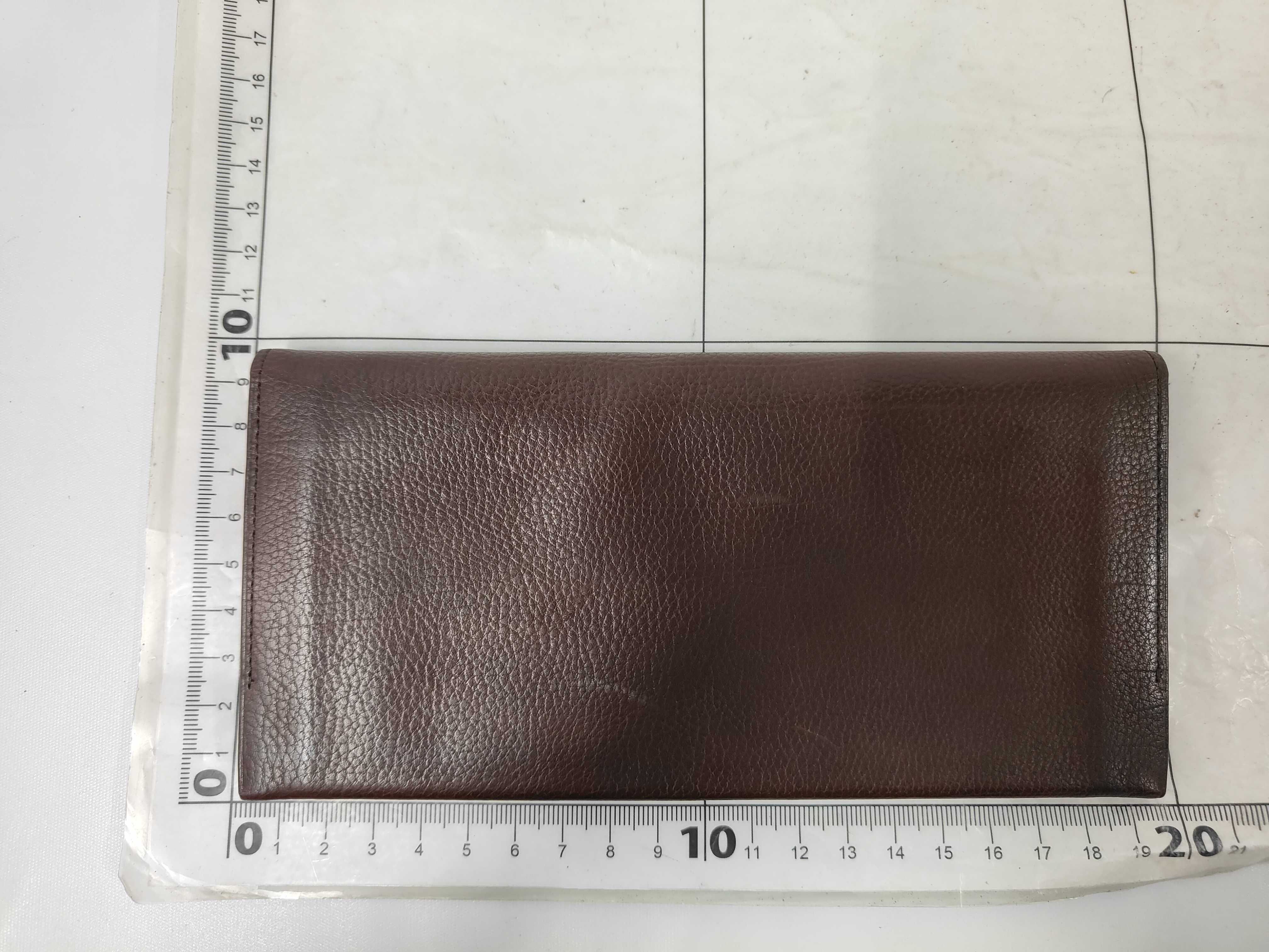 leather long wallet, excellent condition. — view 2