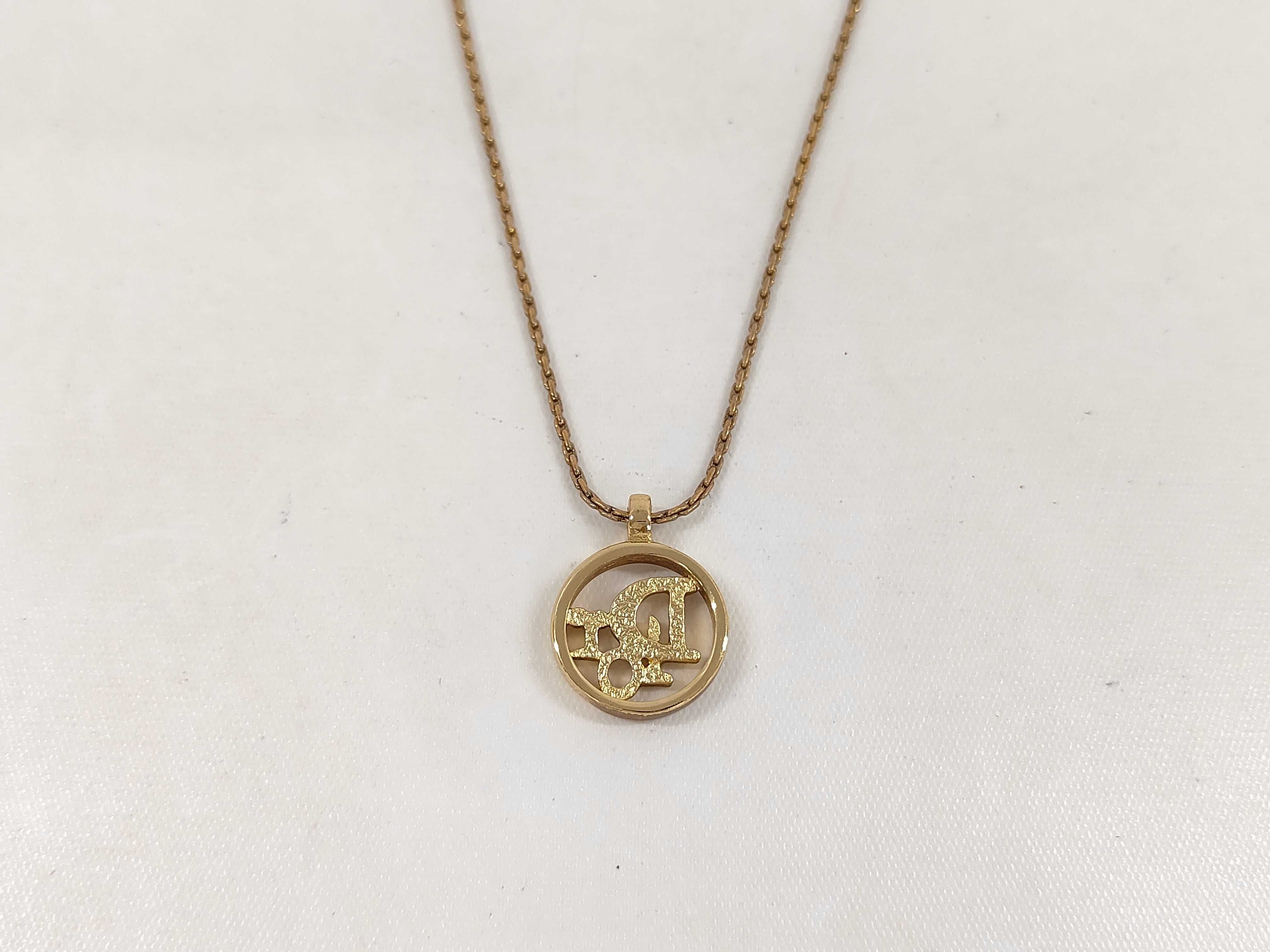 round logo necklace — view 2