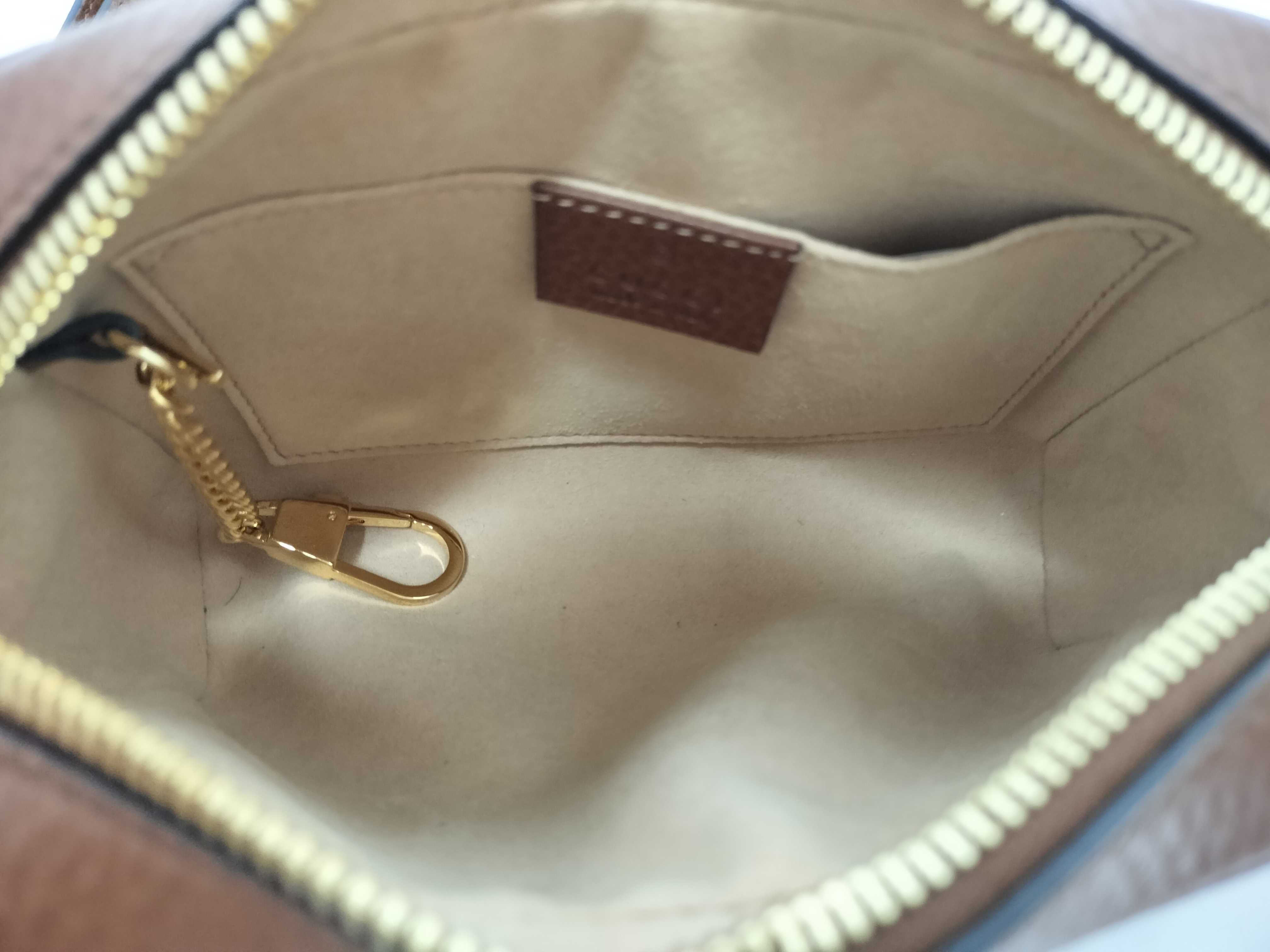 Gucci GG Denim Ophidia Denim x Leather Shoulder Bag Blue x Brown 517350 Shoulder Bag — view 8