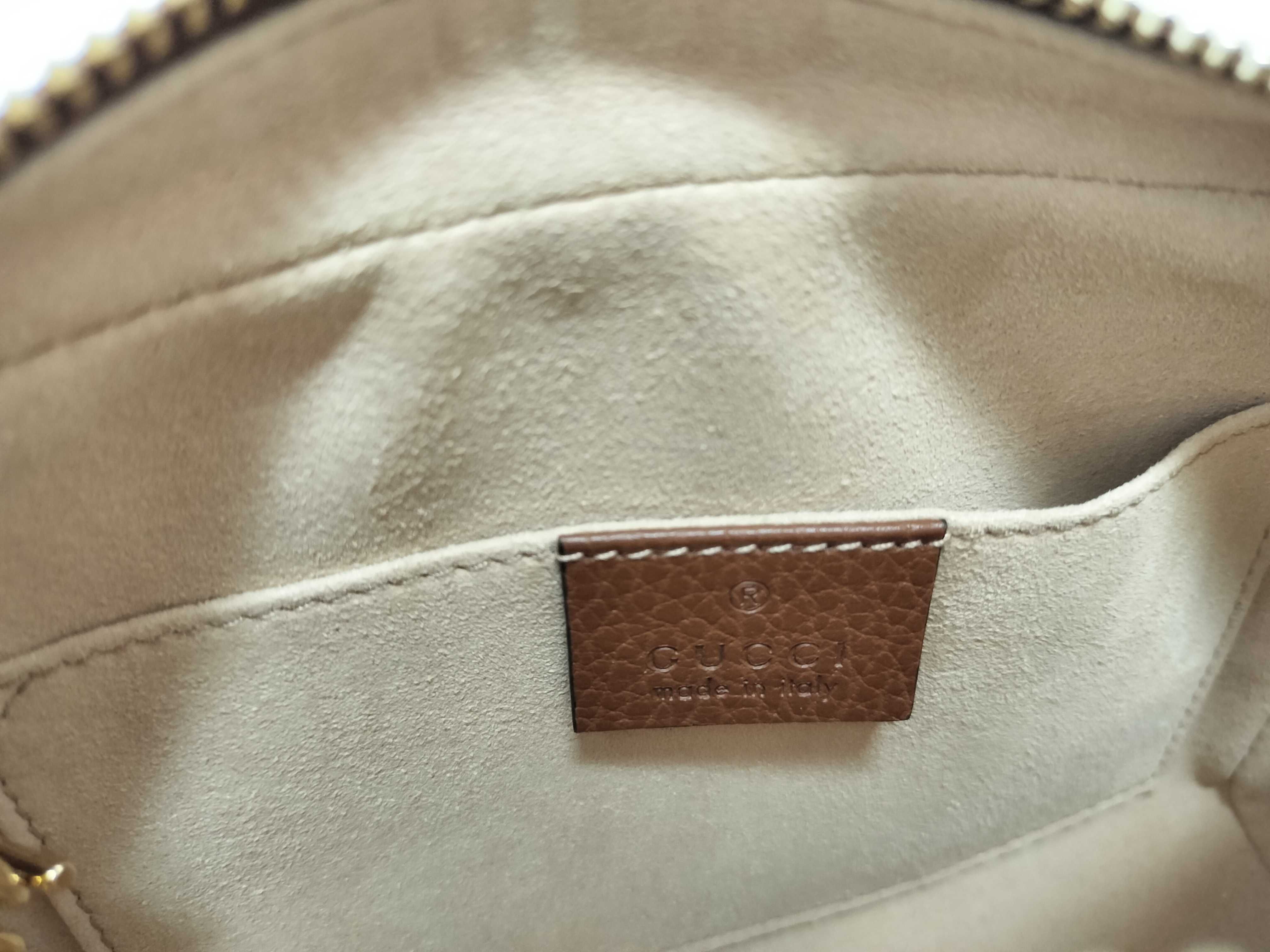Gucci GG Denim Ophidia Denim x Leather Shoulder Bag Blue x Brown 517350 Shoulder Bag — view 9
