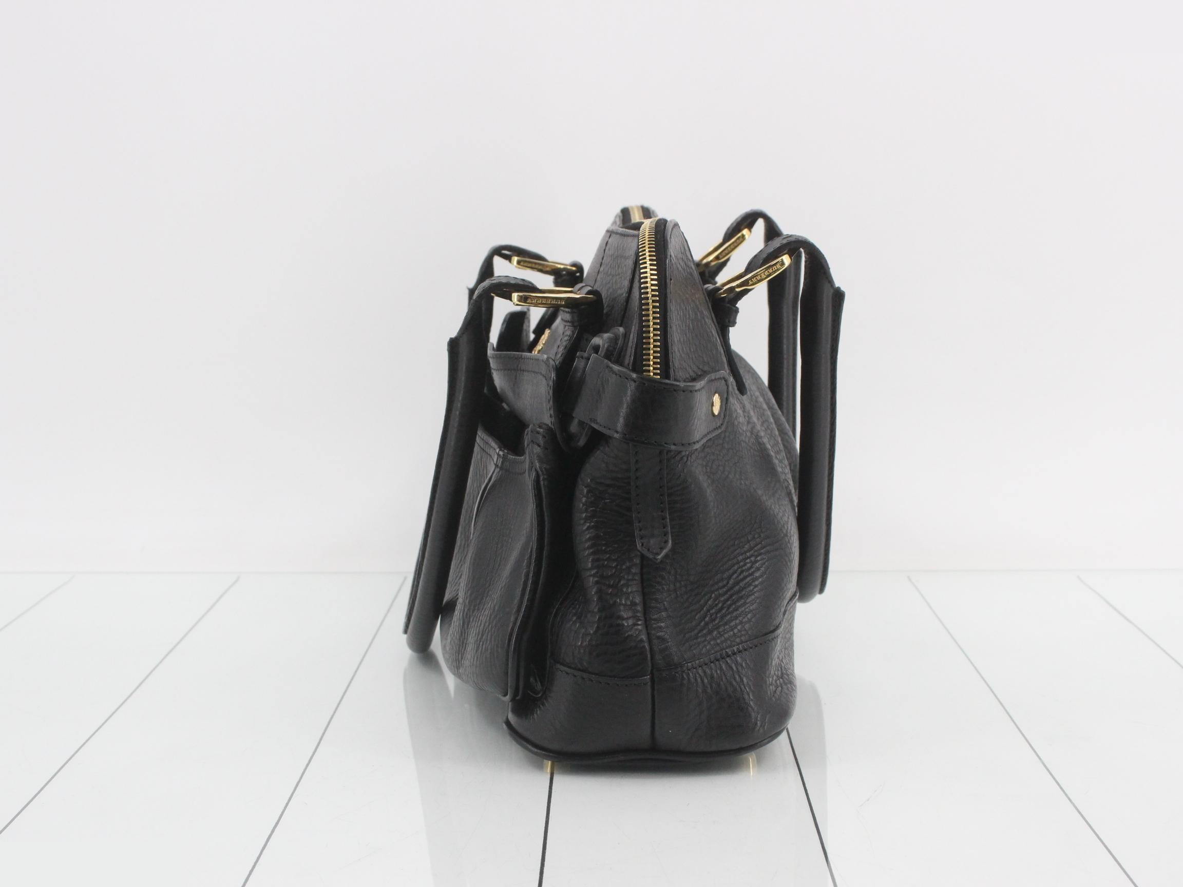 Leather handbag tote — view 3