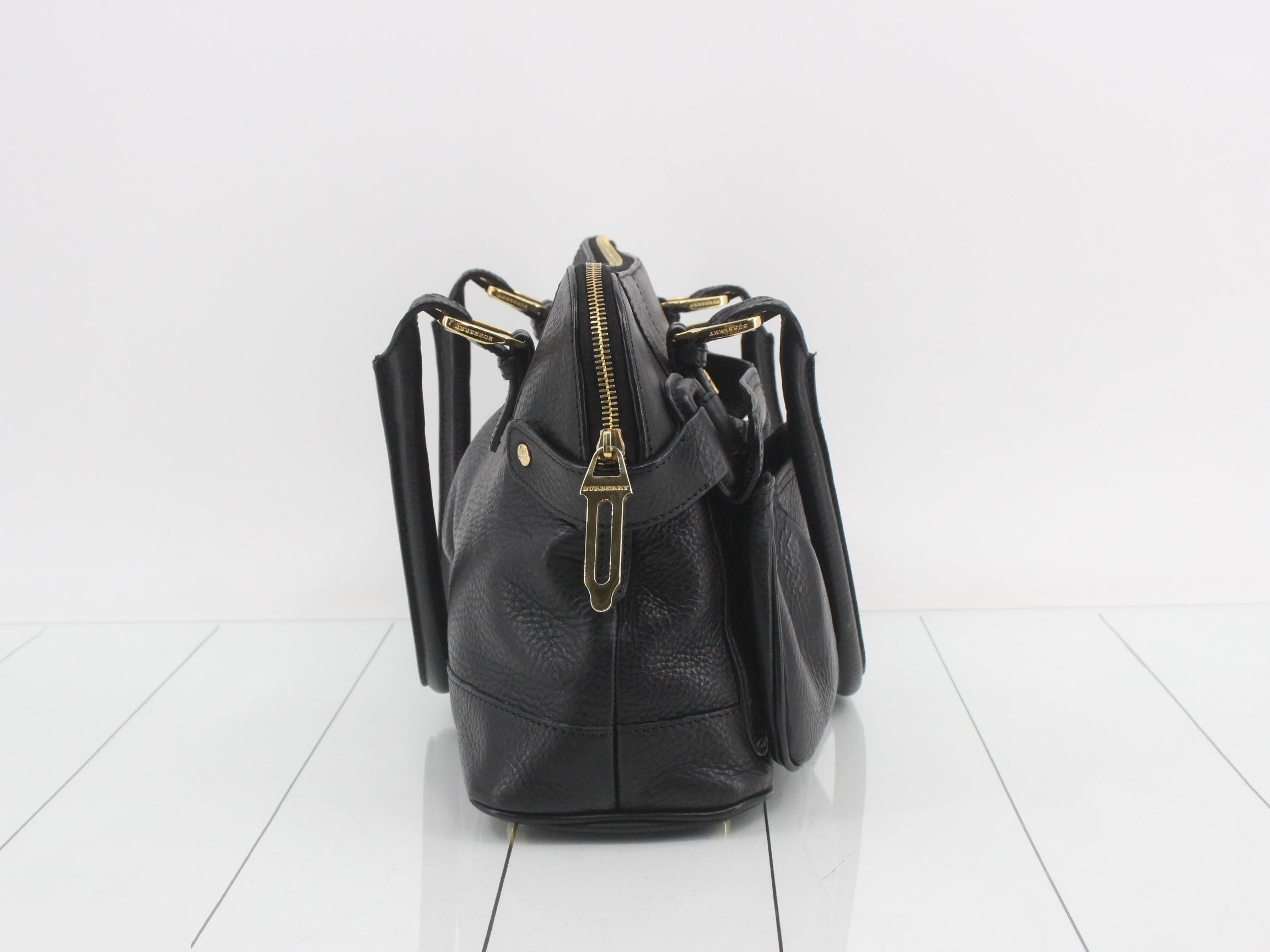 Leather handbag tote — view 4