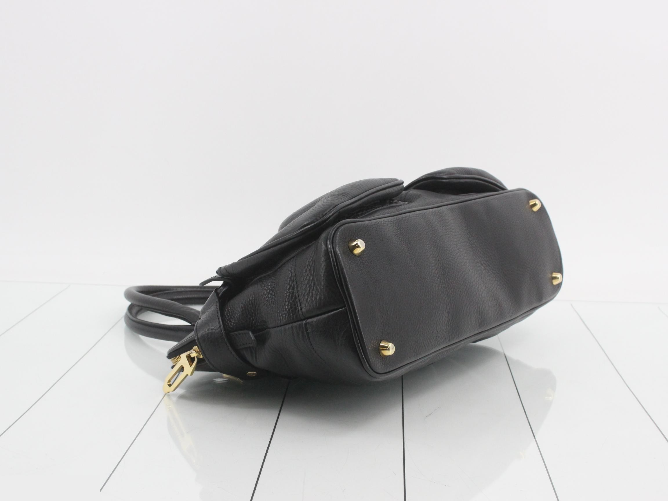 Leather handbag tote — view 5