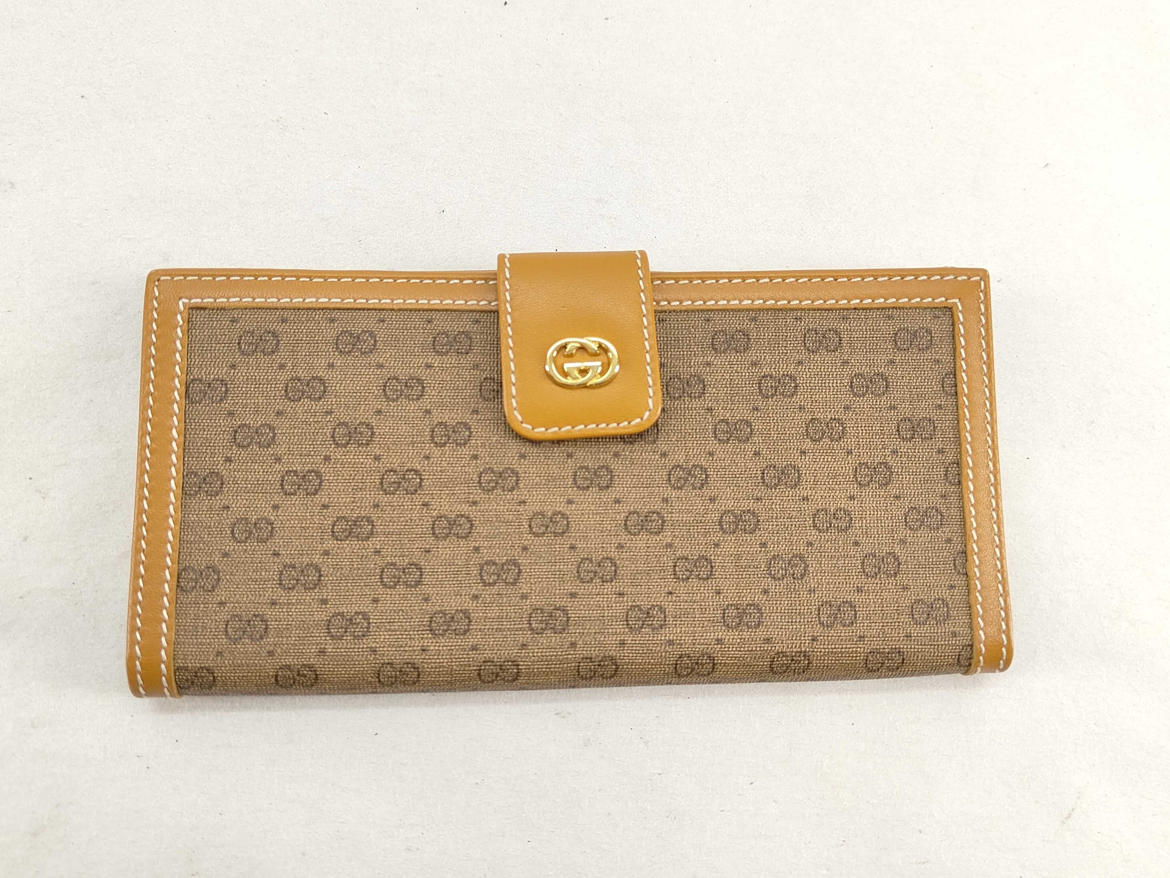 Wallet Micro GG Brown Wallet