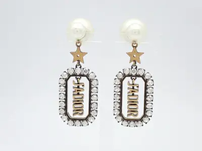 Gold earrings