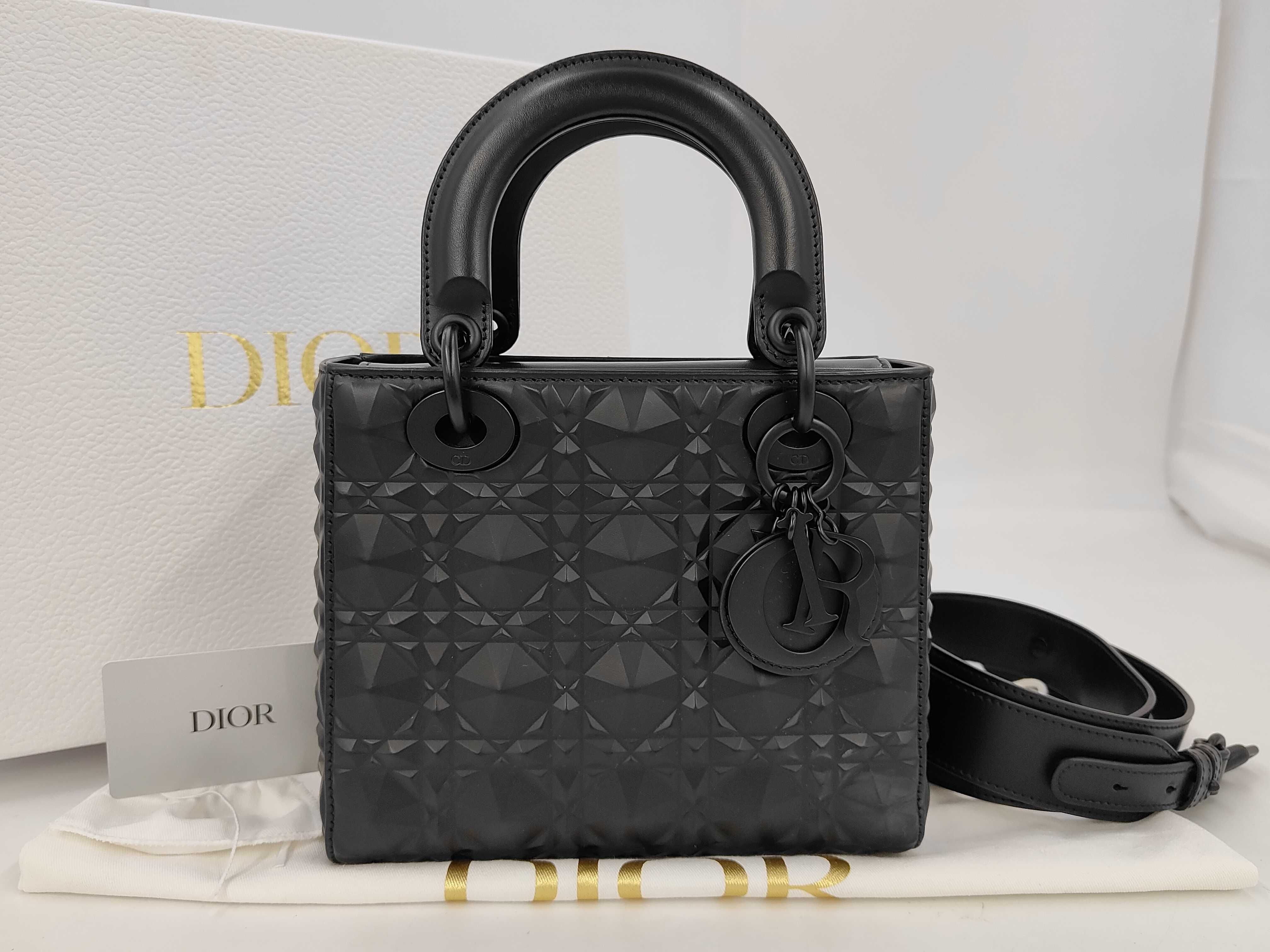 Lady Dior MY ABCDIOR Small Handbag M0538SNEA Black Diamond Handbag