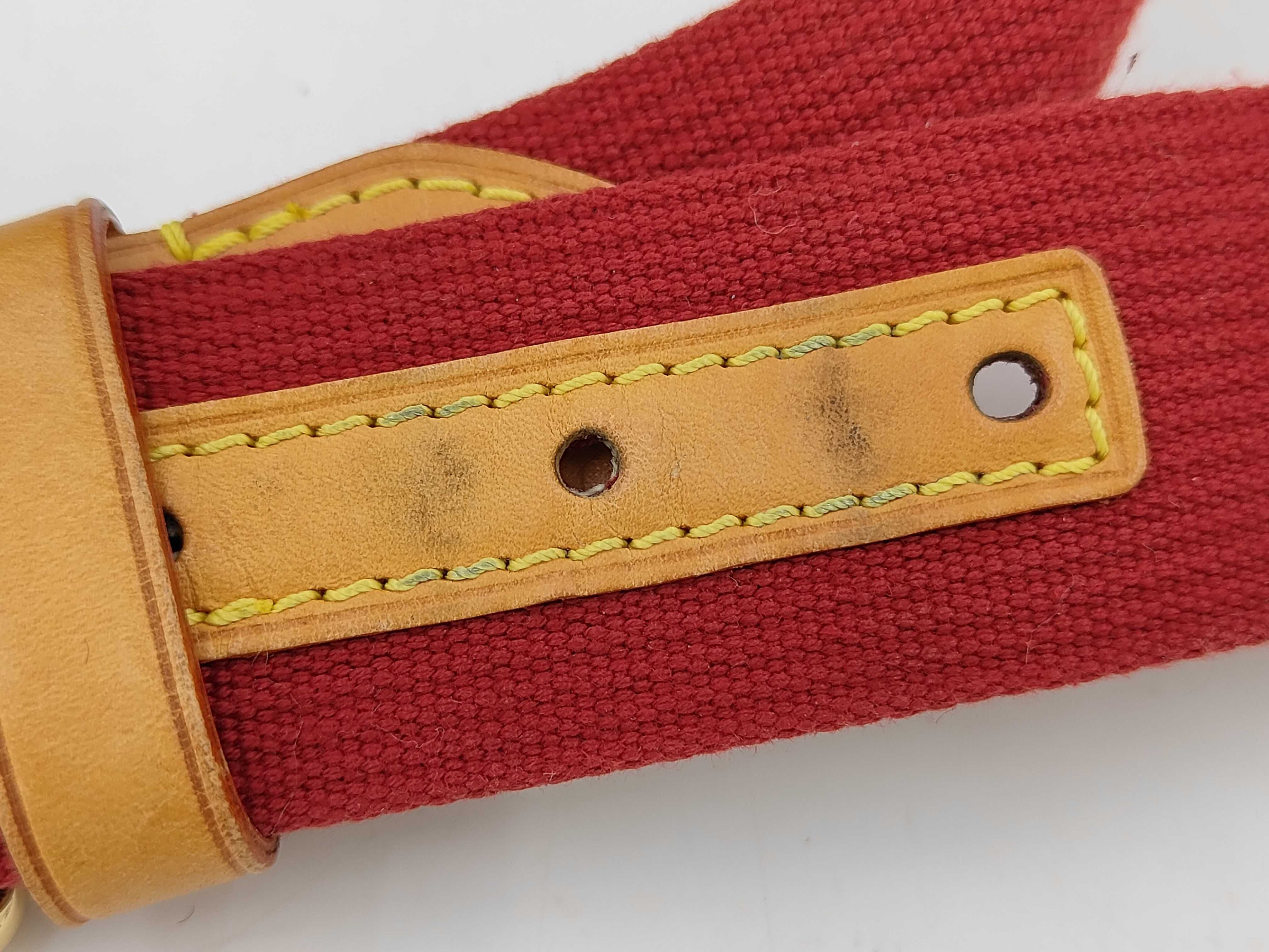LV Vuitton Porte Raye Denim Shoulder Bag — view 4