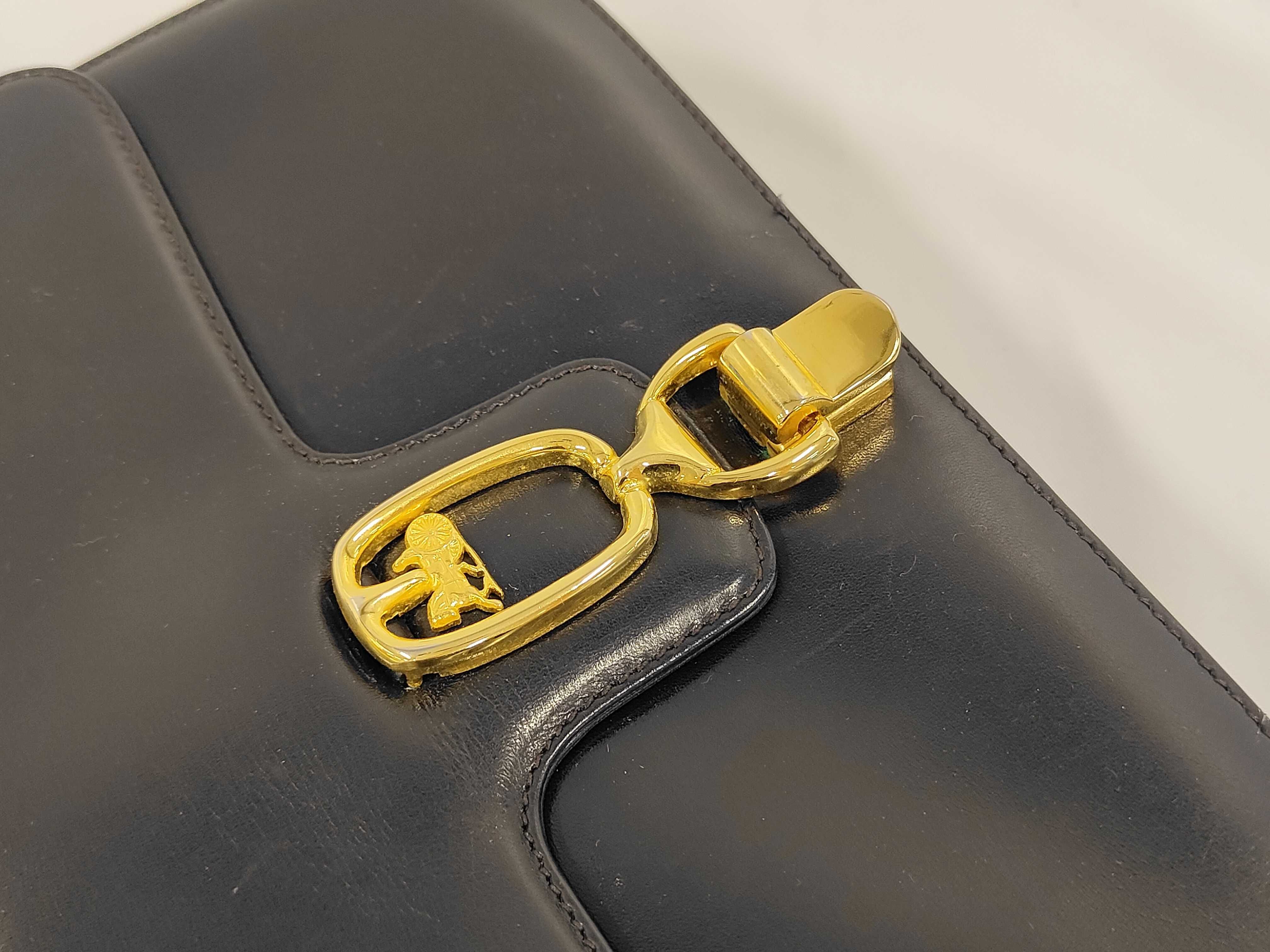Carriage Hardware Flap Shoulder Bag — view 7