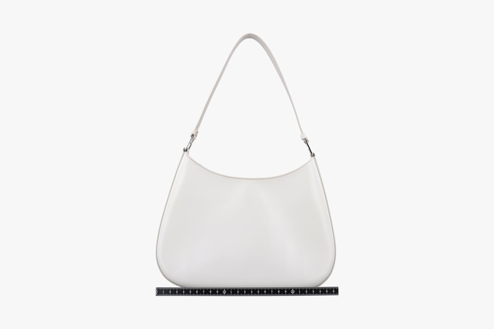 Cleo Brushed Leather White — view 2