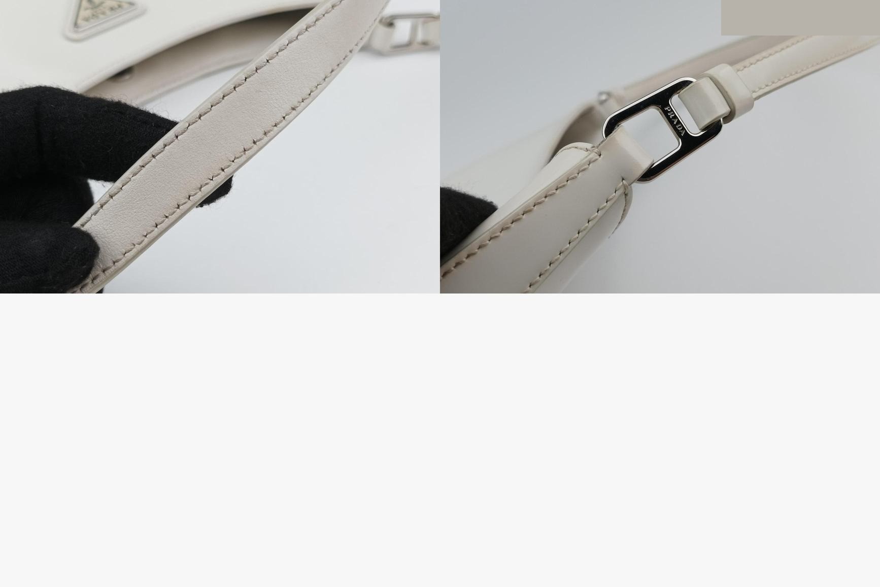 Cleo Brushed Leather White — view 10