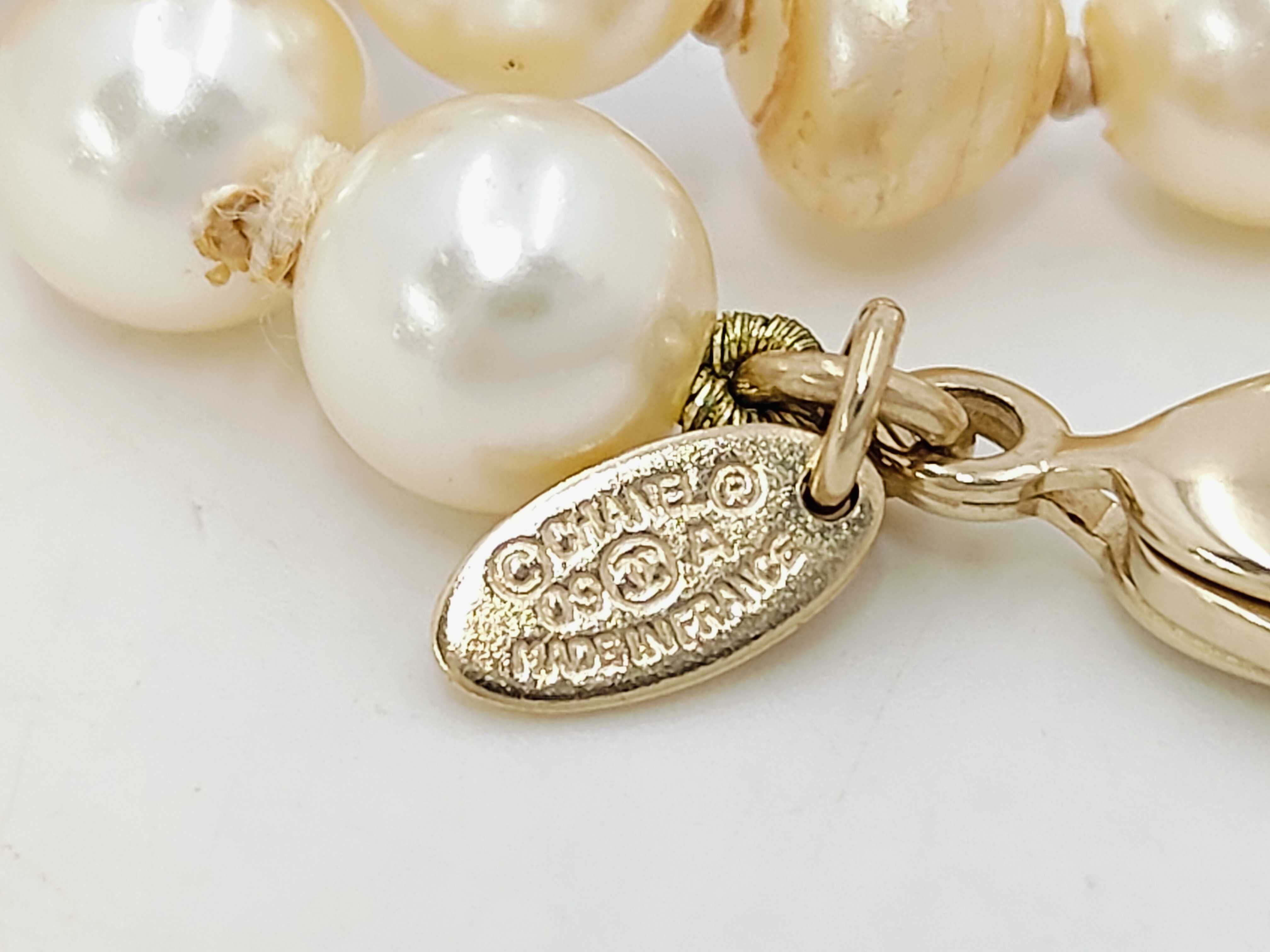 Pearl Bracelet/Bangle (Wrist circumference approx. 19.5cm) — view 6