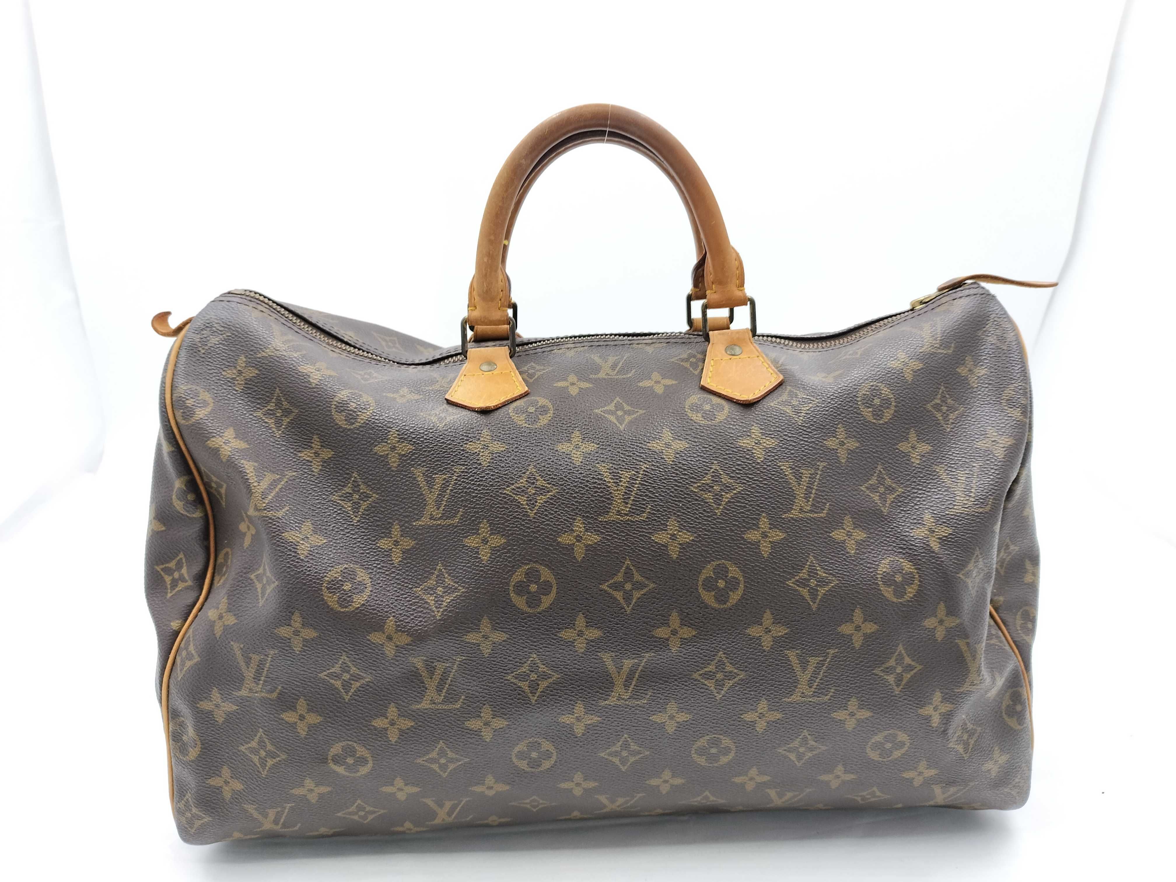 Monogram Louis Vuitton Speedy Monogram 40 Boston Bag