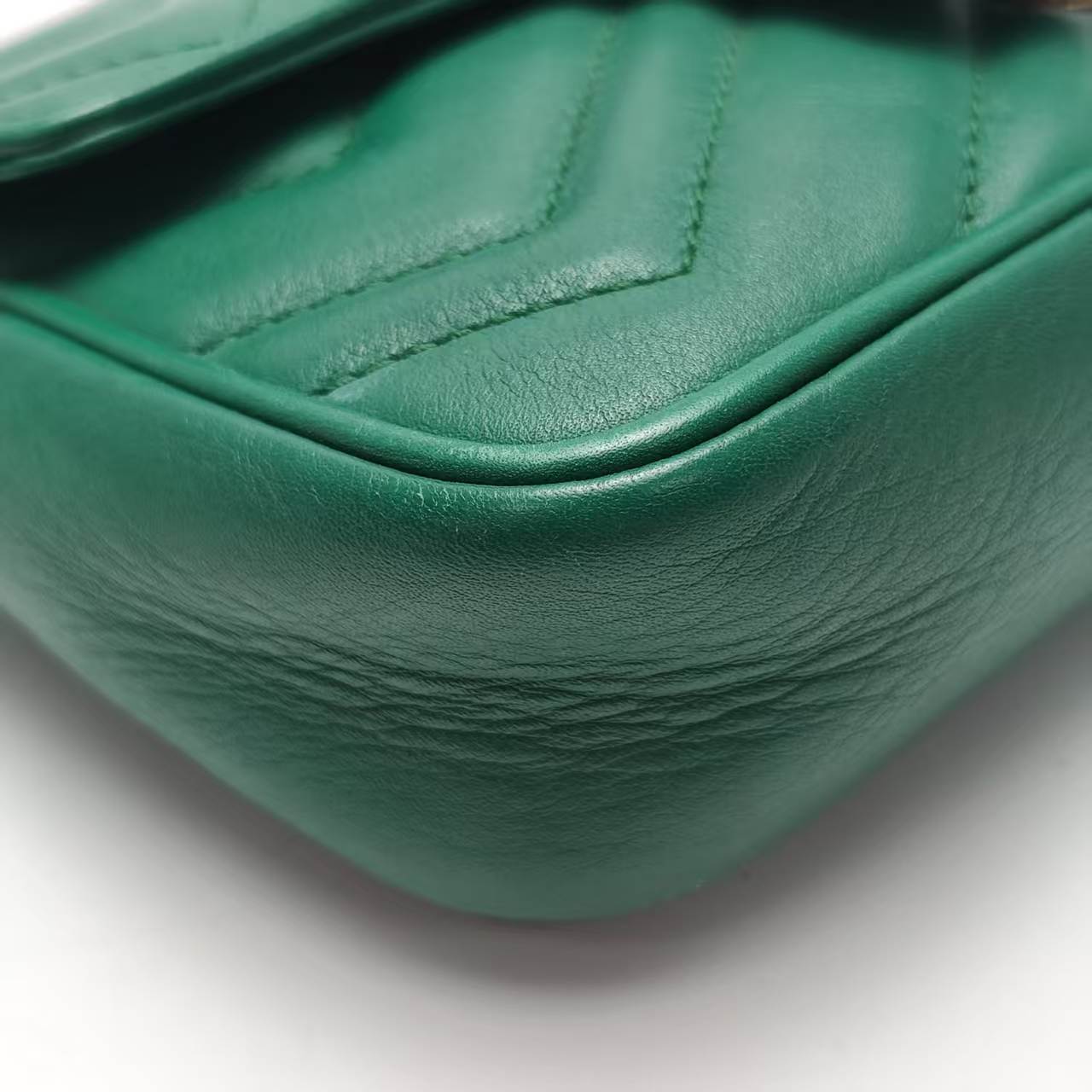 【*Shipped from: China*】GUCCI GG Marmont Leather Shoulder Bag 476433 — view 12