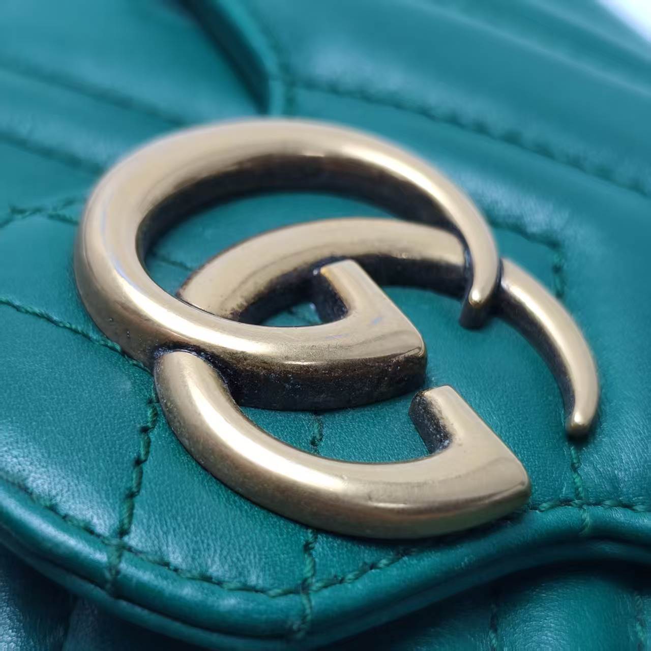 【*Shipped from: China*】GUCCI GG Marmont Leather Shoulder Bag 476433 — view 14