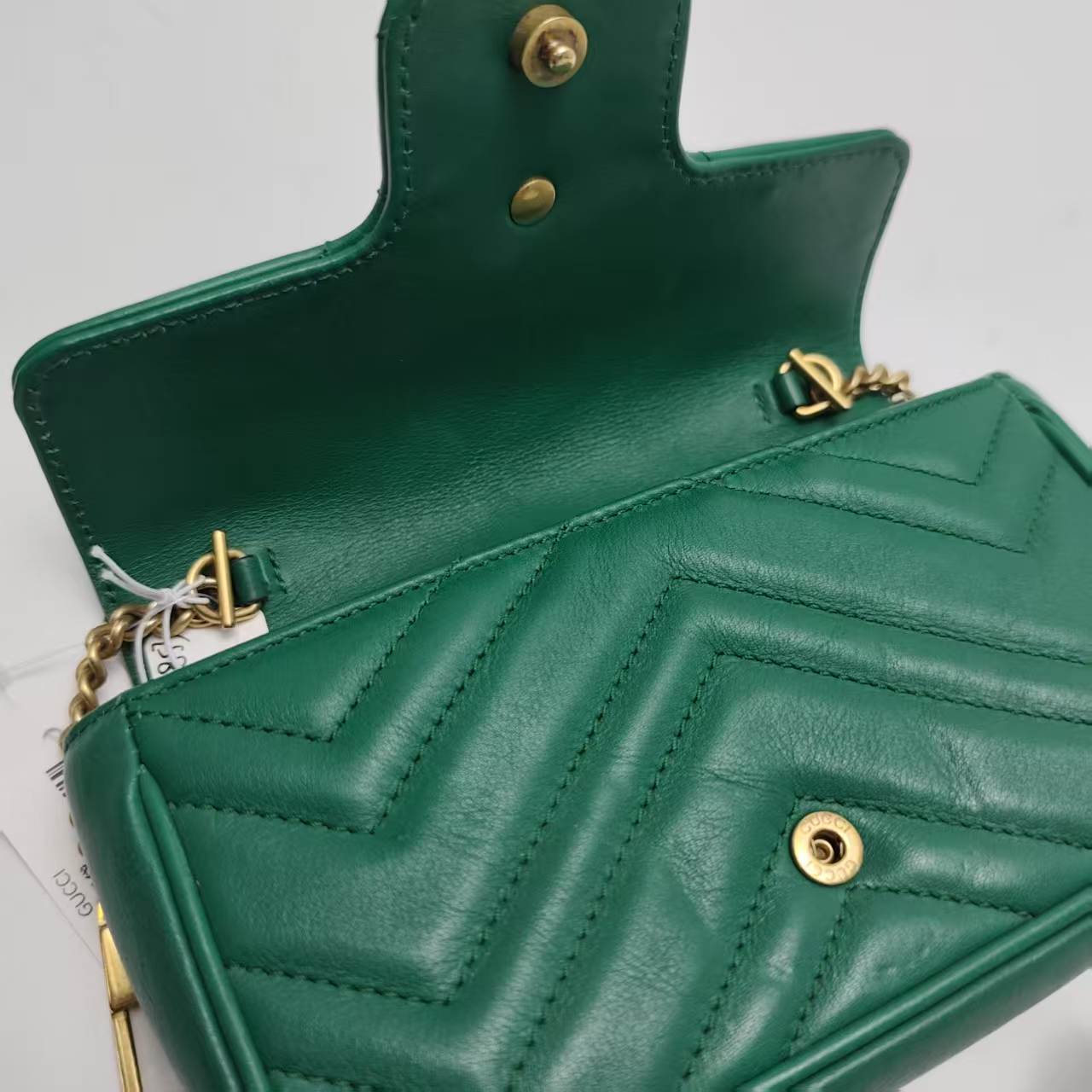 【*Shipped from: China*】GUCCI GG Marmont Leather Shoulder Bag 476433 — view 10
