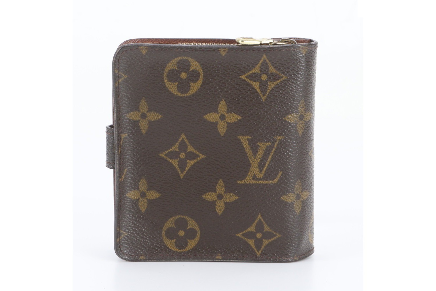 Monogram Compact Zip M61667 Leather Bi-fold Wallet — view 2