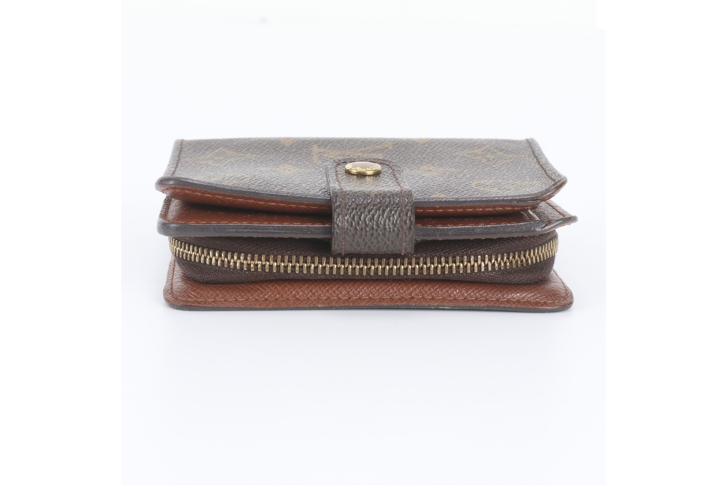 Monogram Compact Zip M61667 Leather Bi-fold Wallet — view 5