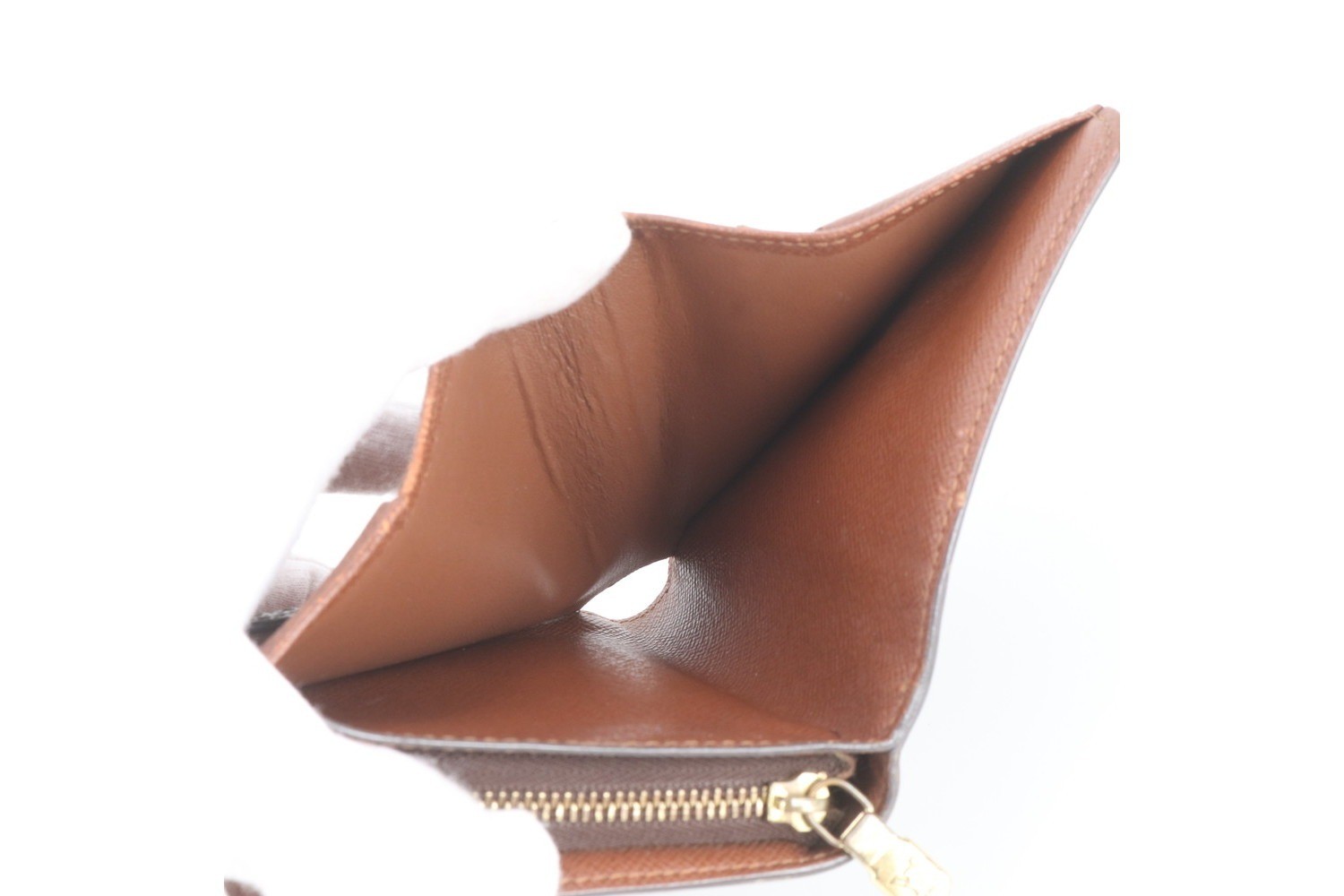 Monogram Compact Zip M61667 Leather Bi-fold Wallet — view 7