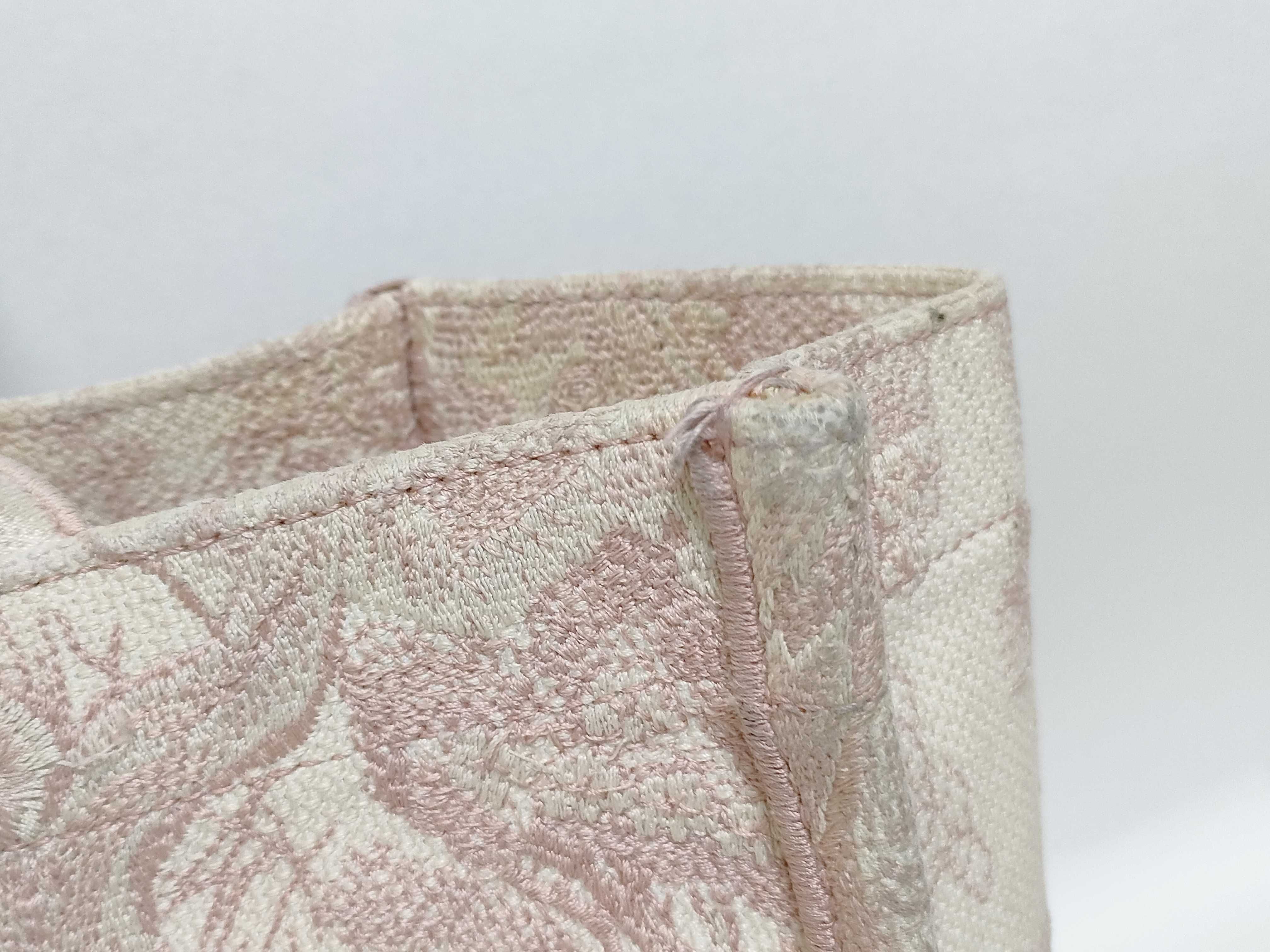 Book Tote Medium Canvas Tote Bag Pink Tote Bag — view 15