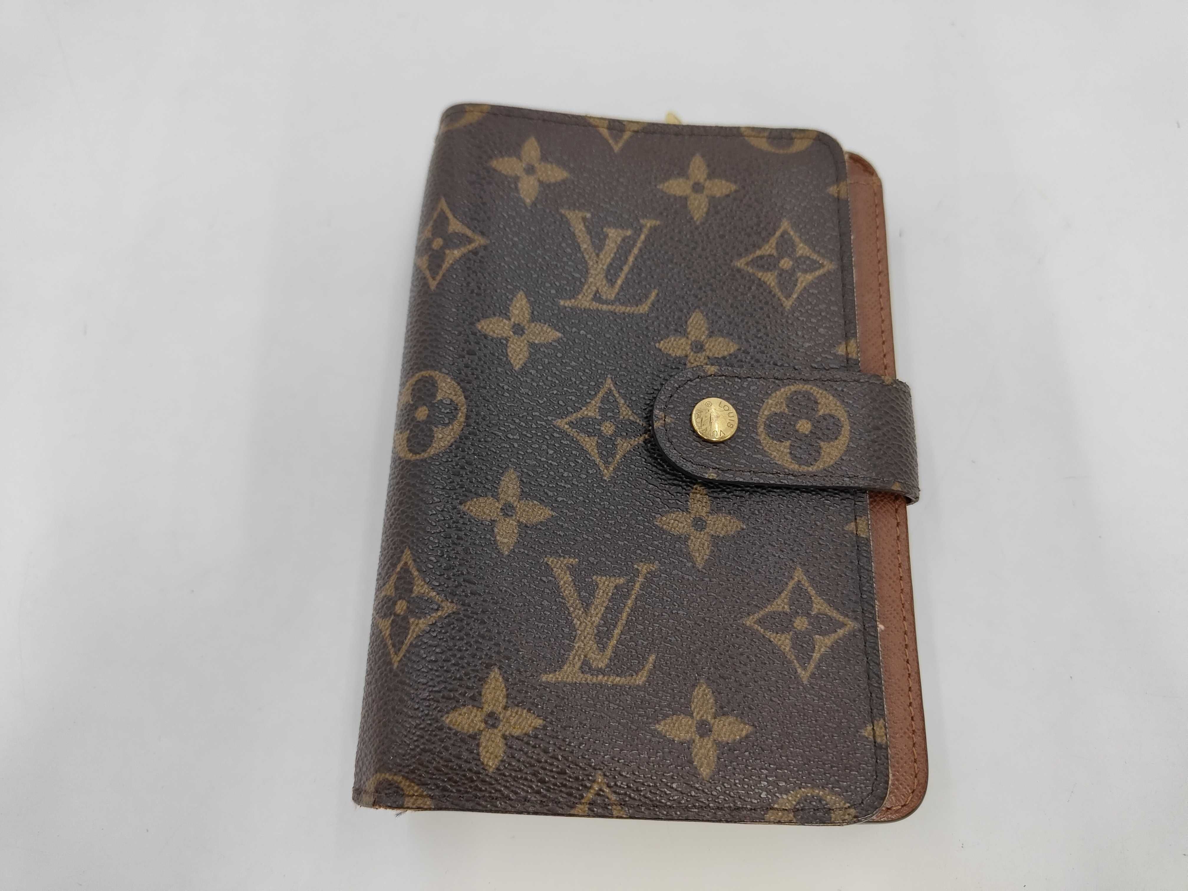 Monogram Louis Vuitton M61207 Portefeuille Papier Zip Medium Wallet Monogram Wallet
