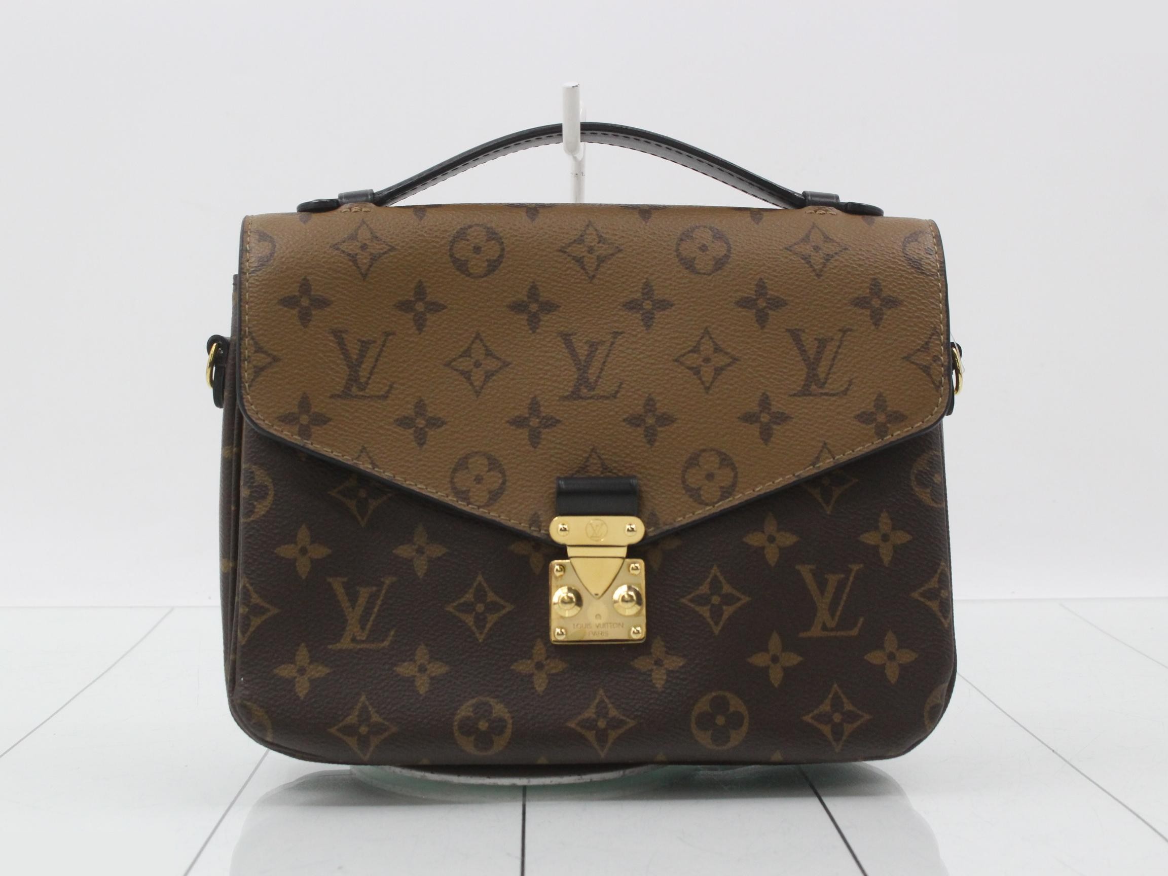 Monogram Reverse Pochette Metis MM 2-Way Handbag
