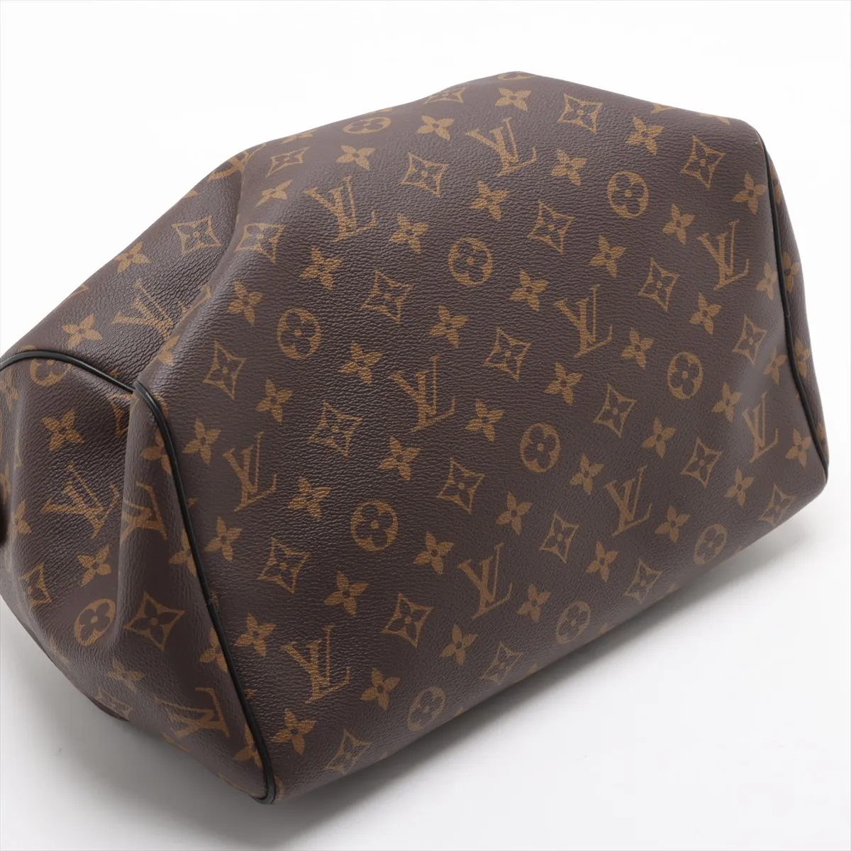 Monogram Macassar Speedy Bandouliere 30 Soft M12243 Brown RFID Reactive — view 4