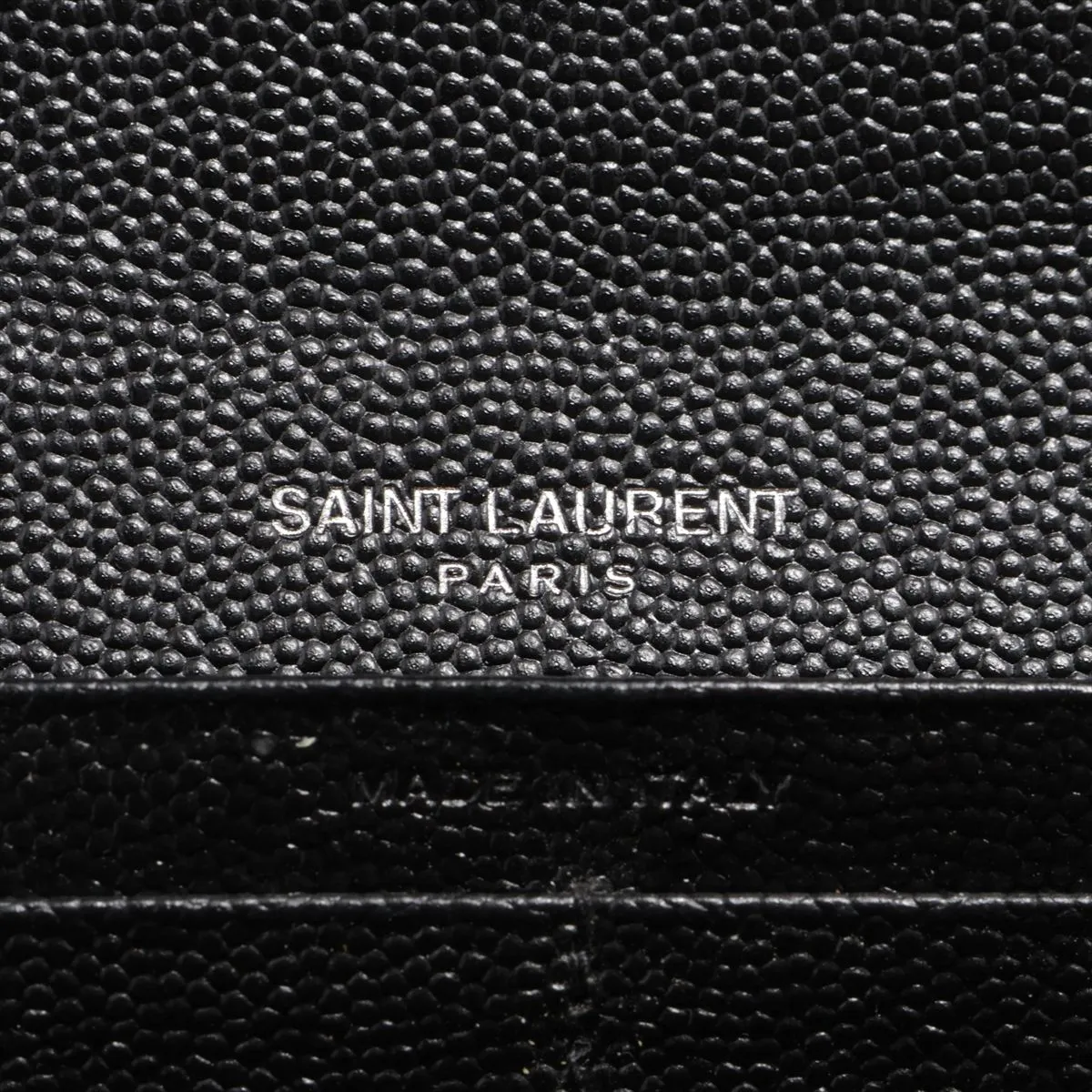 Monogram V Stitch GNC372264 Leather Long Wallet Black — view 9