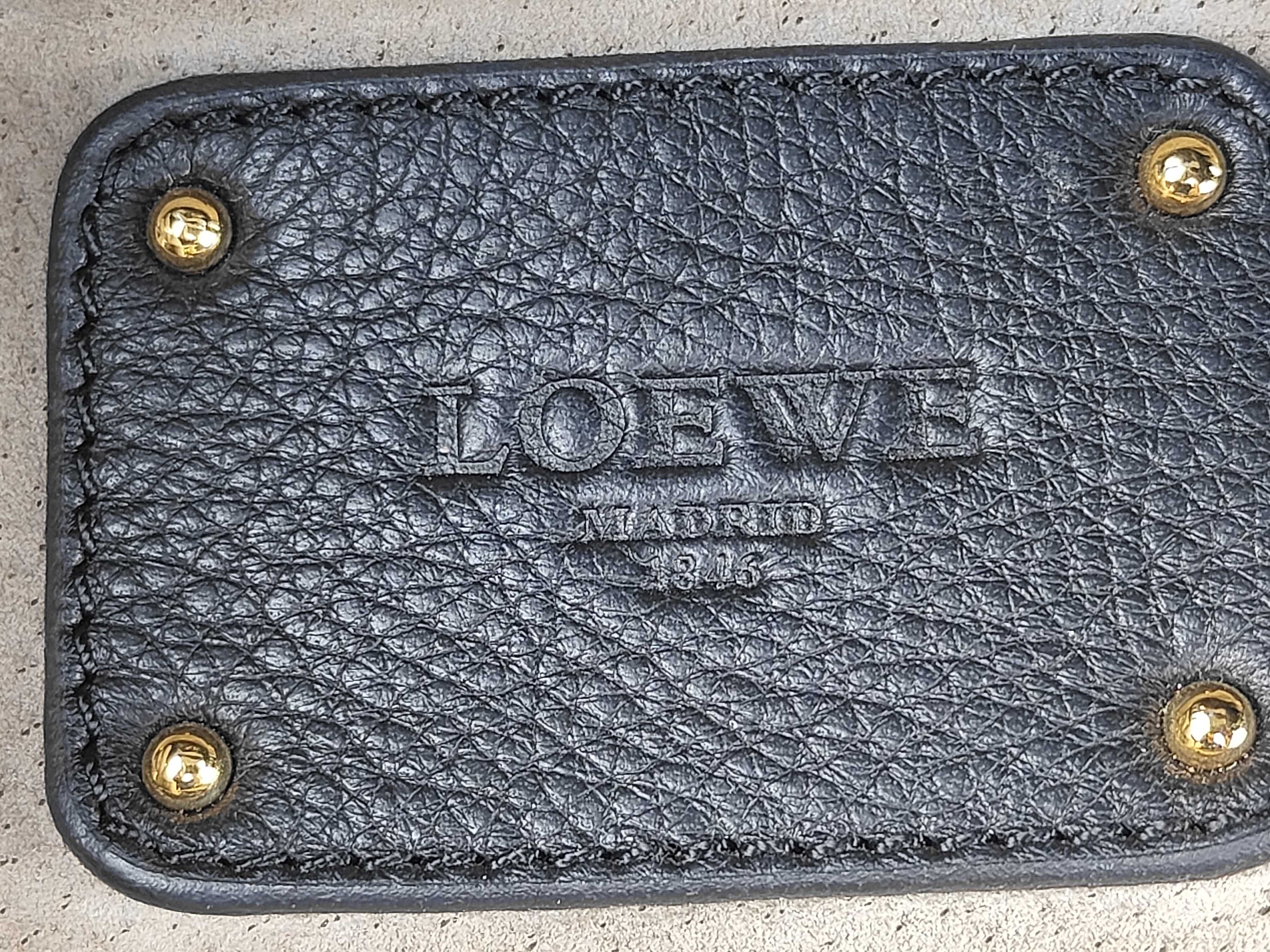 Nappa Aire Handbag, Black Leather Tote Bag — view 11