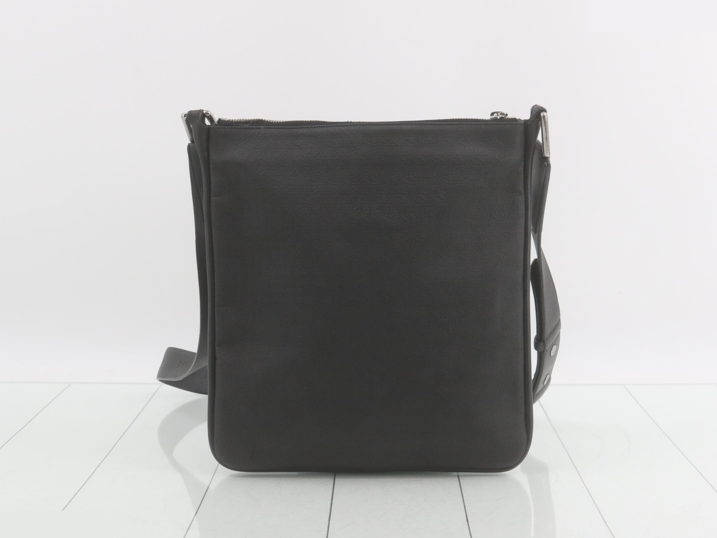 Shoulder bag, Repeat Anagram, Black Leather — view 2