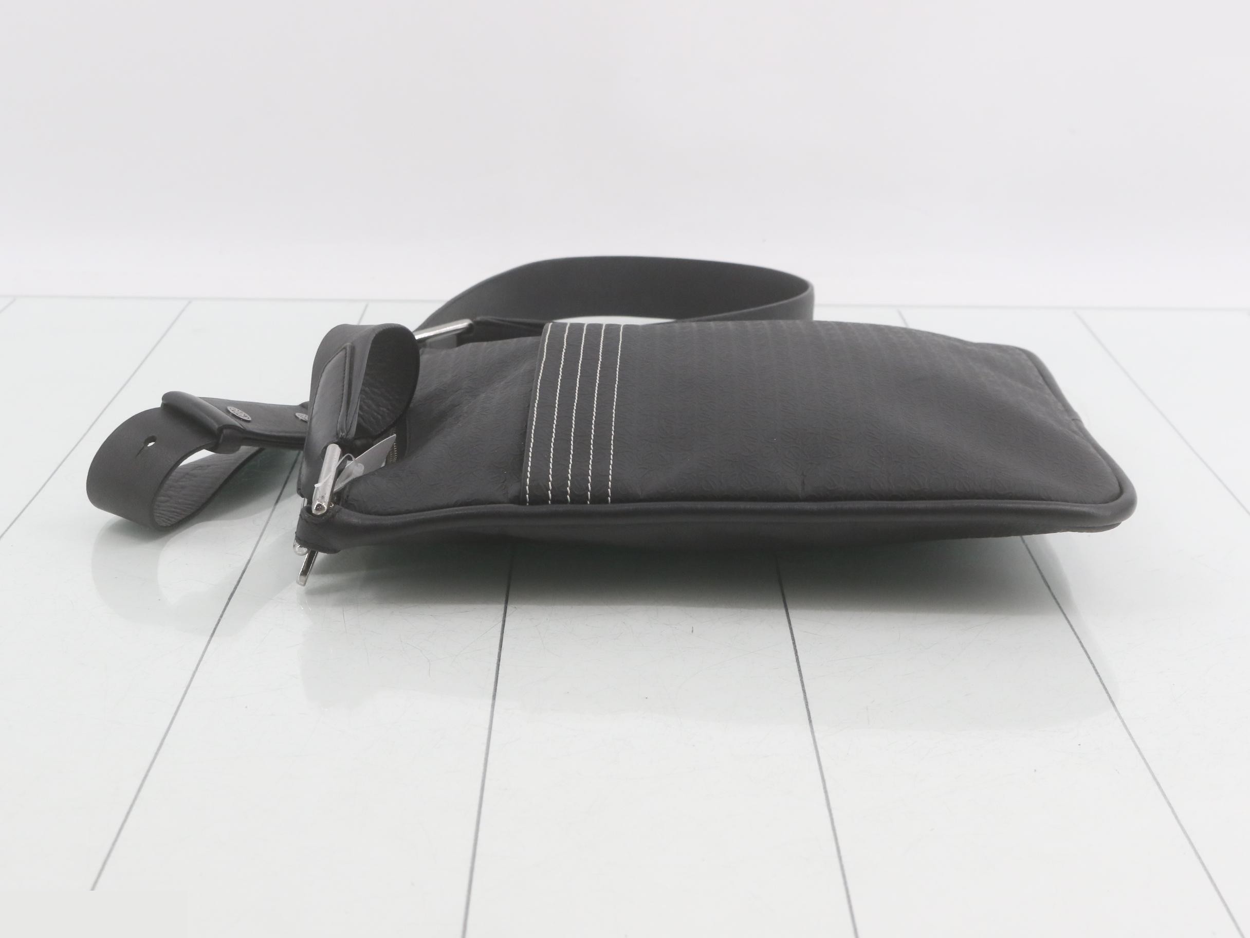 Shoulder bag, Repeat Anagram, Black Leather — view 4