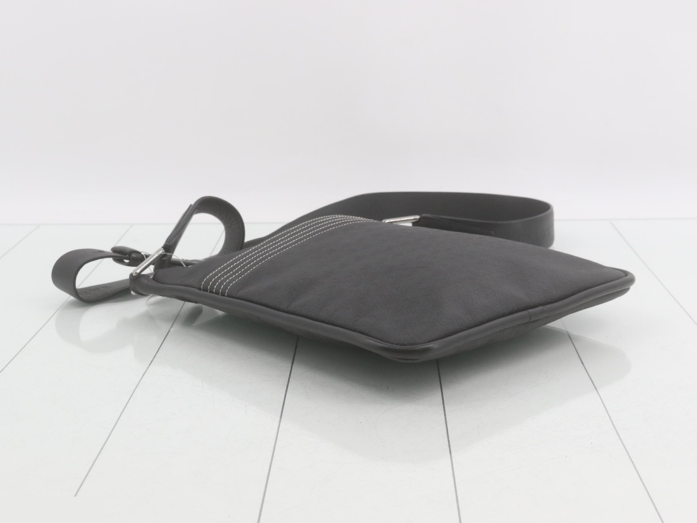 Shoulder bag, Repeat Anagram, Black Leather — view 5